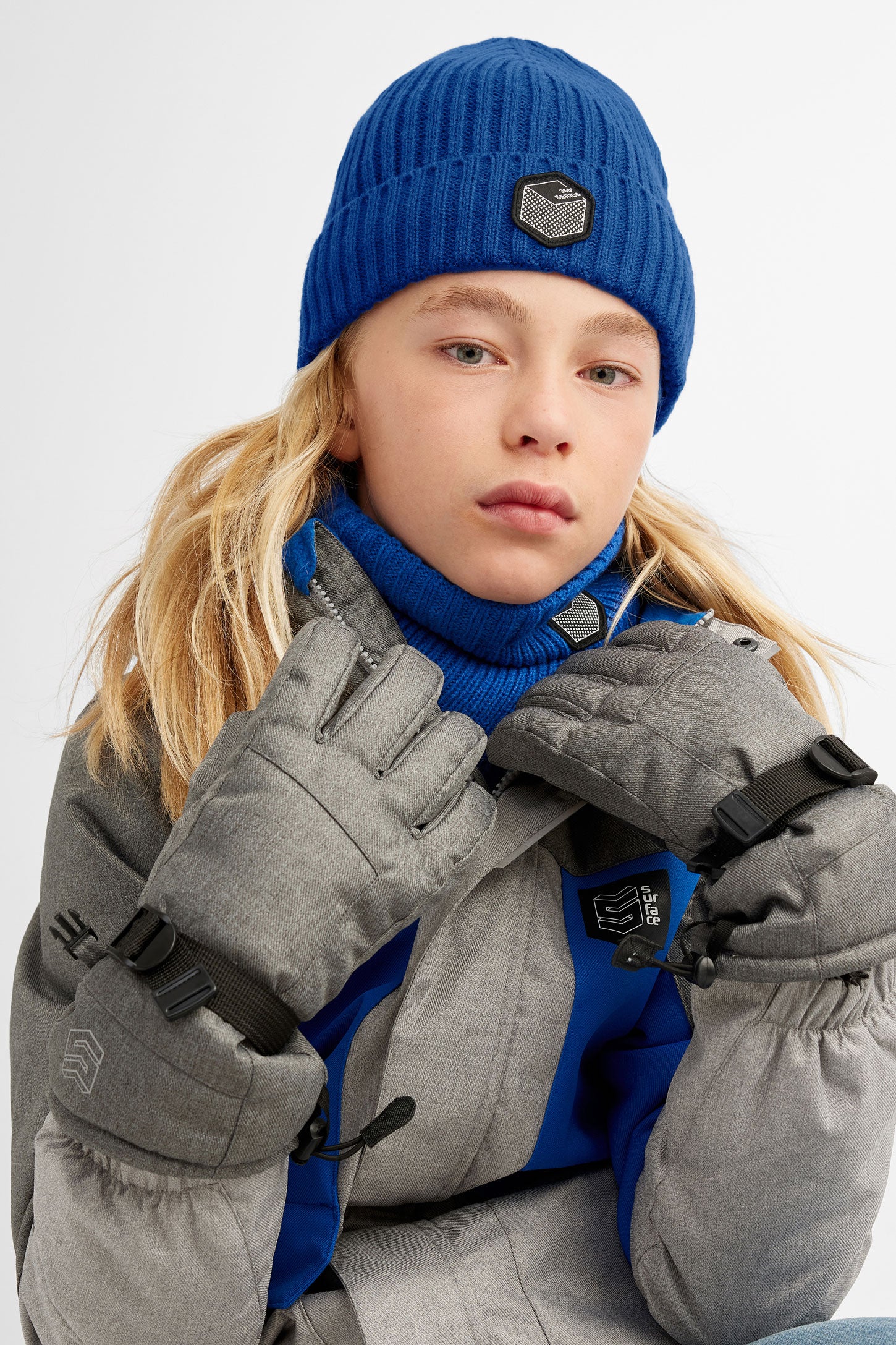 Gants de neige isolés - Ado garçon && CHARBON
