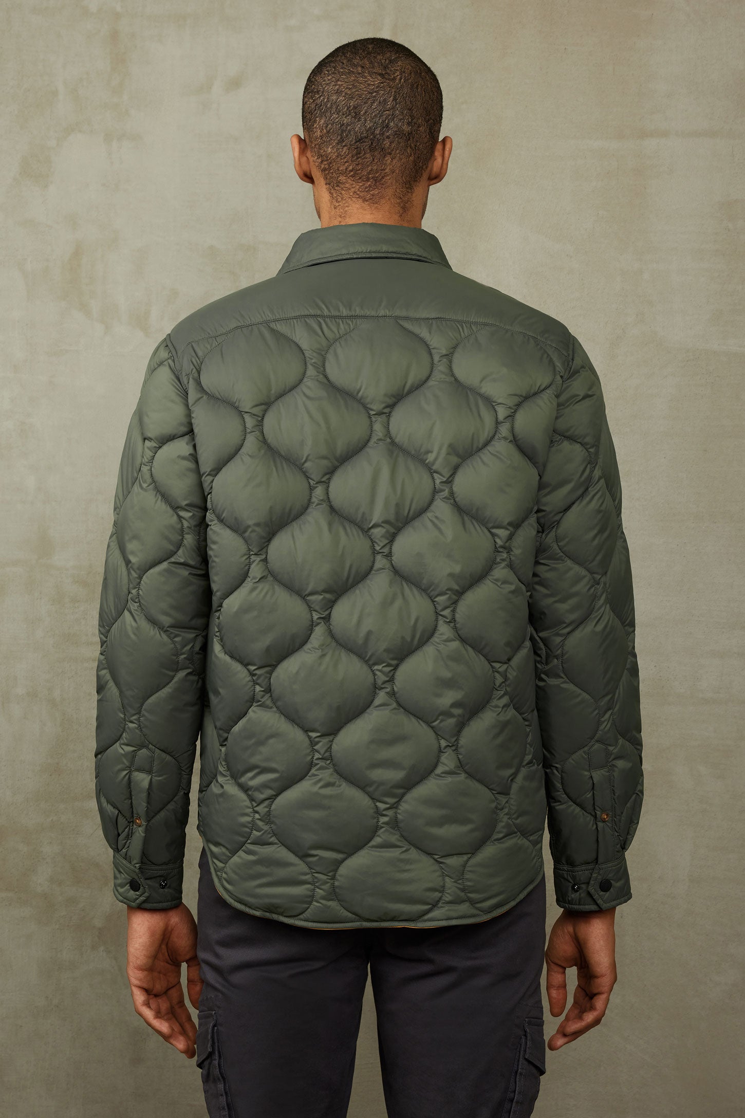 Veste matelassée en Nylon - Homme && VERT