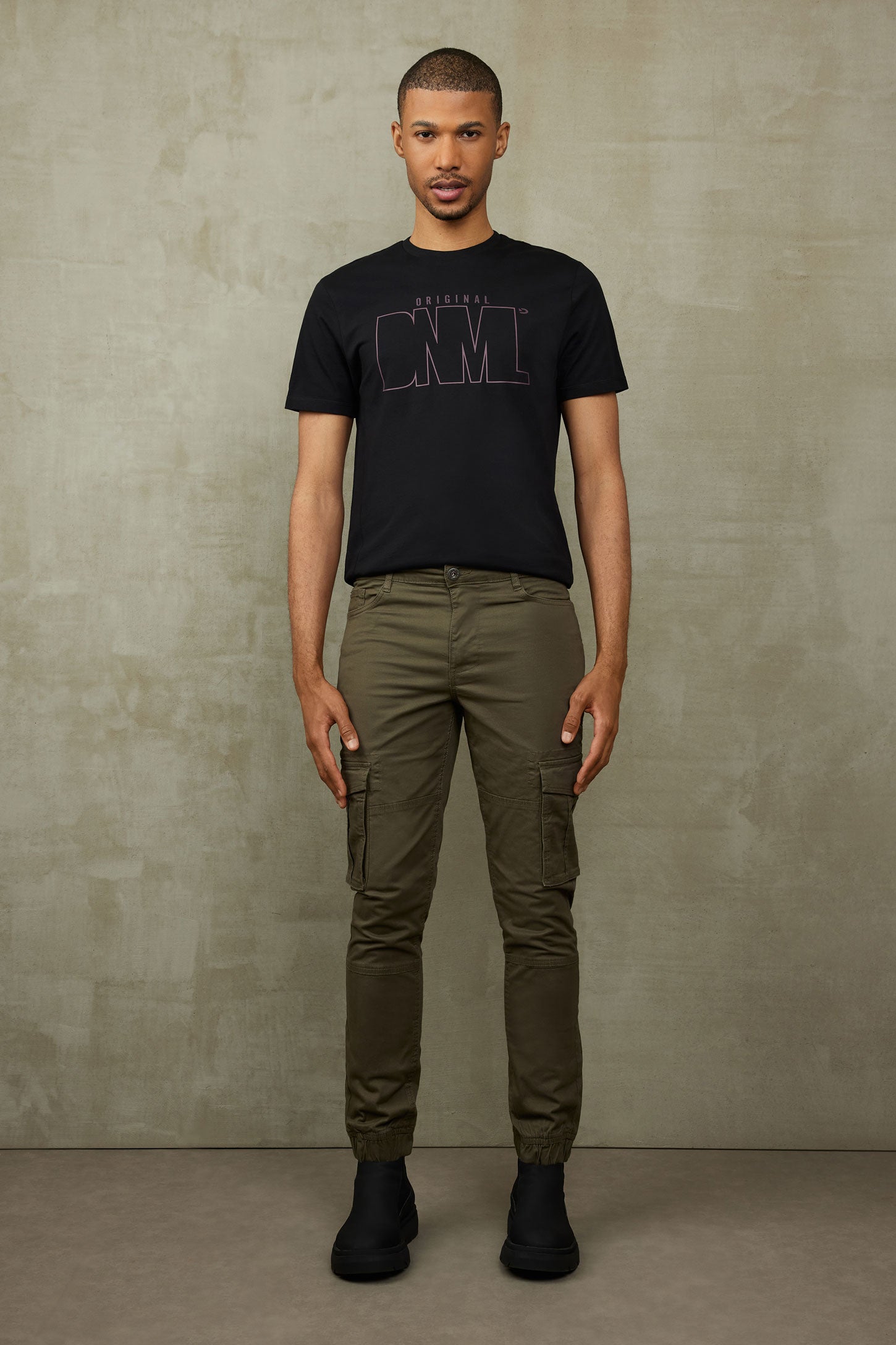 Pantalon jogger cargo en twill - Homme && KAKI