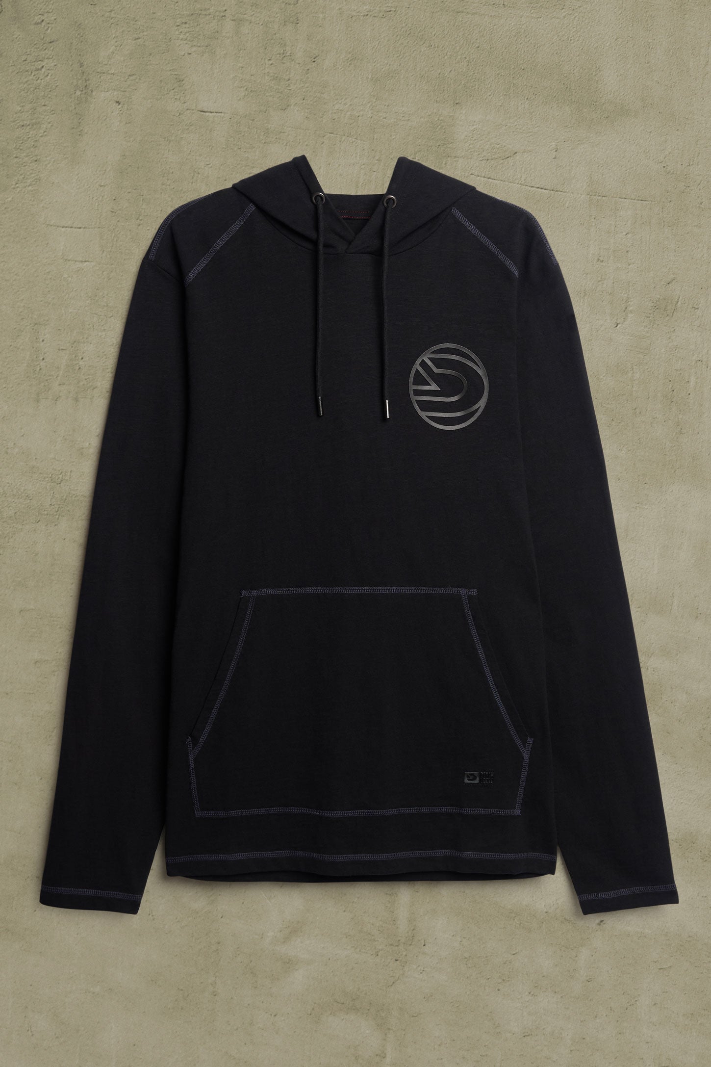 Chandail à capuchon en coton - Homme && NOIR