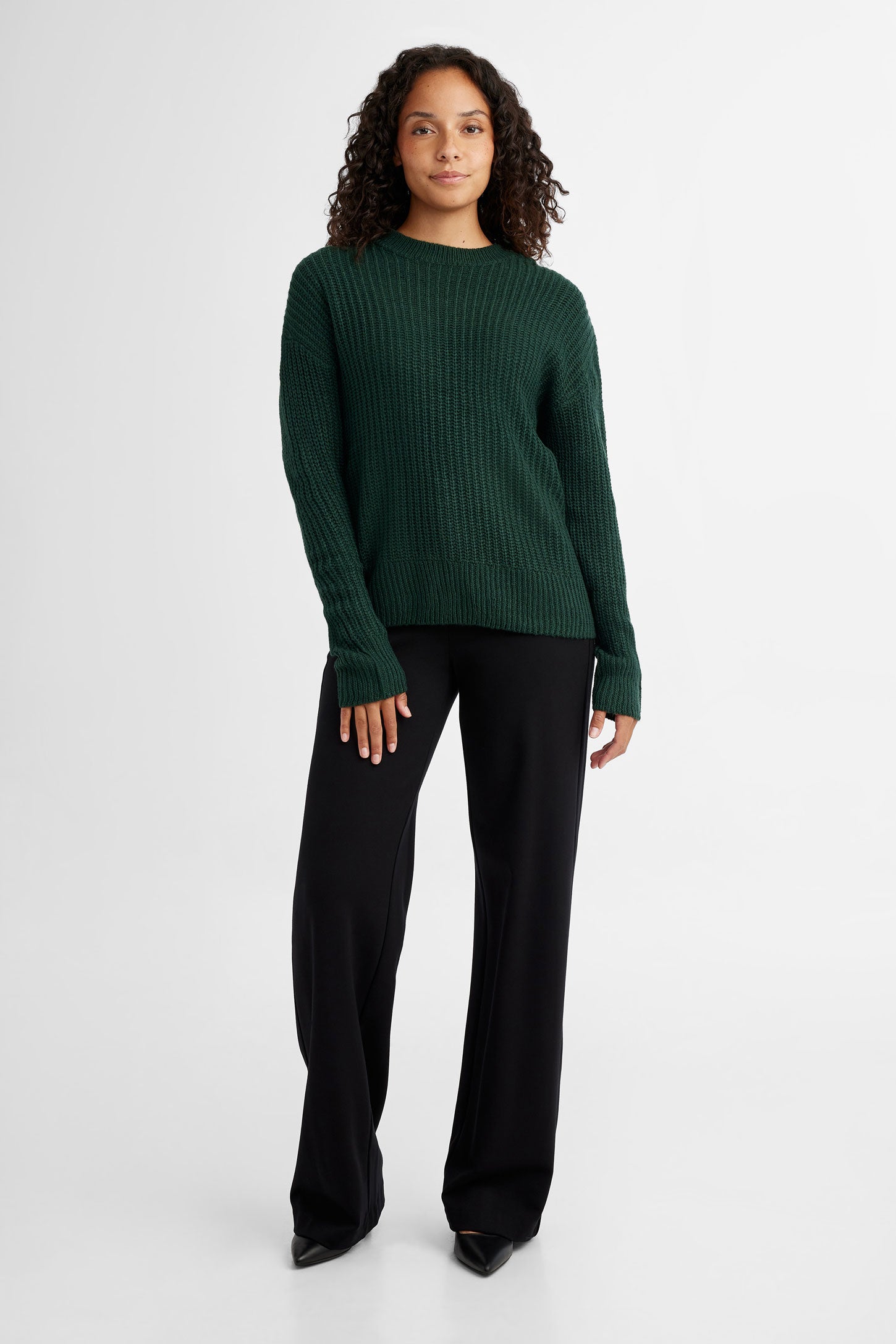 Pop prices Ribbed knit sweater Women