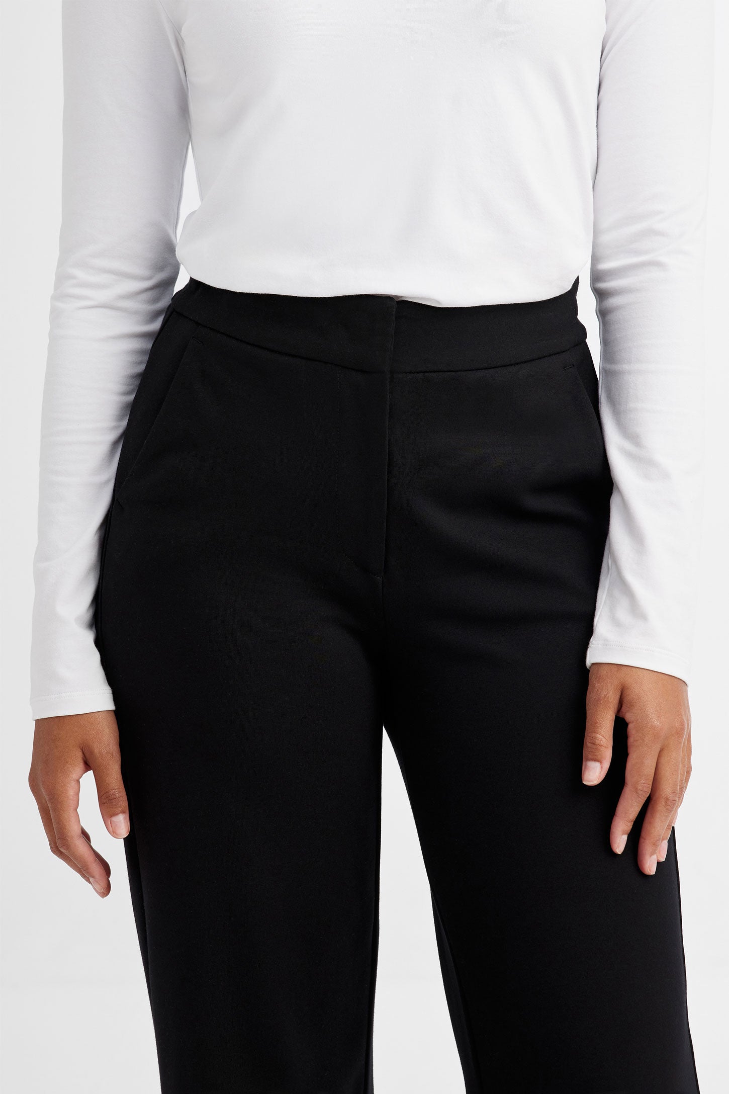 Pantalon Fuselé Bleu Délavé Pour Femmes