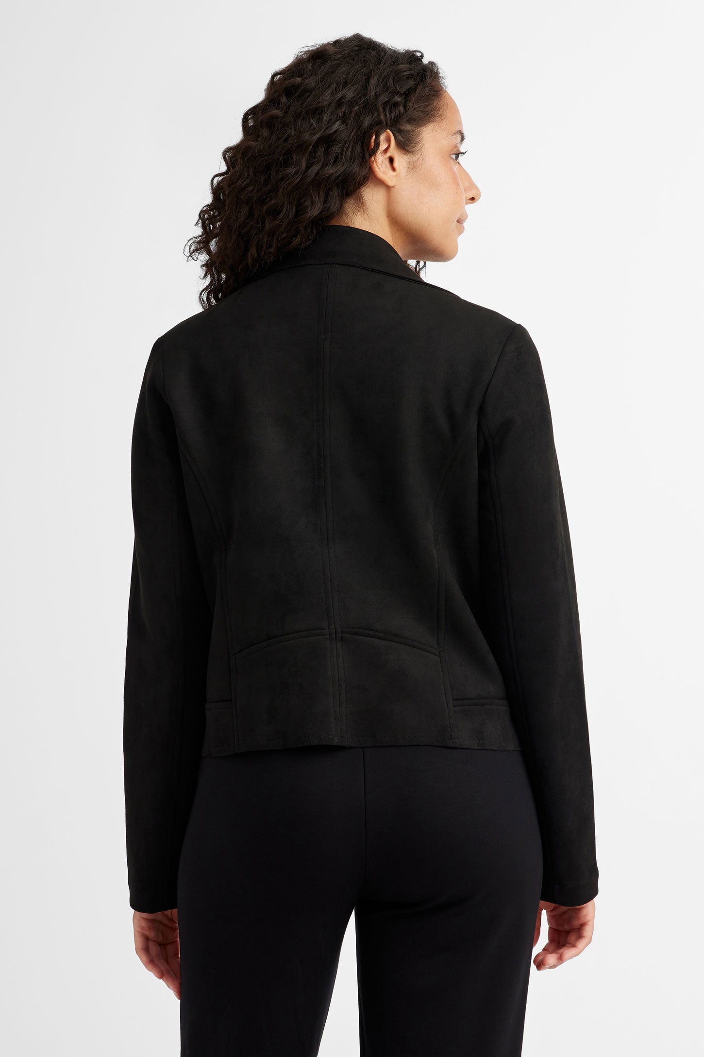 Suede perfecto jacket Women Aubainerie