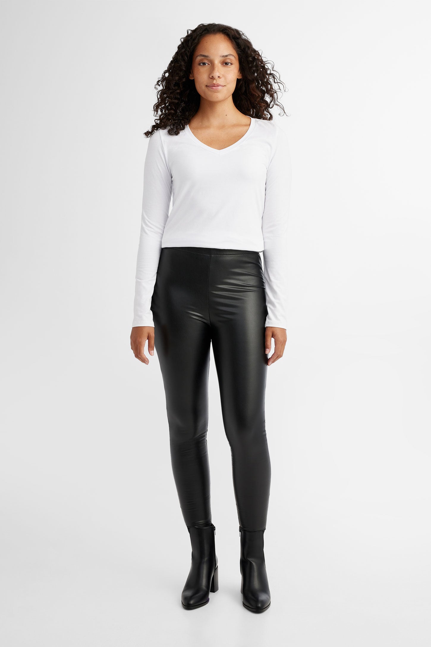 Prix pop legging faux cuir Femme