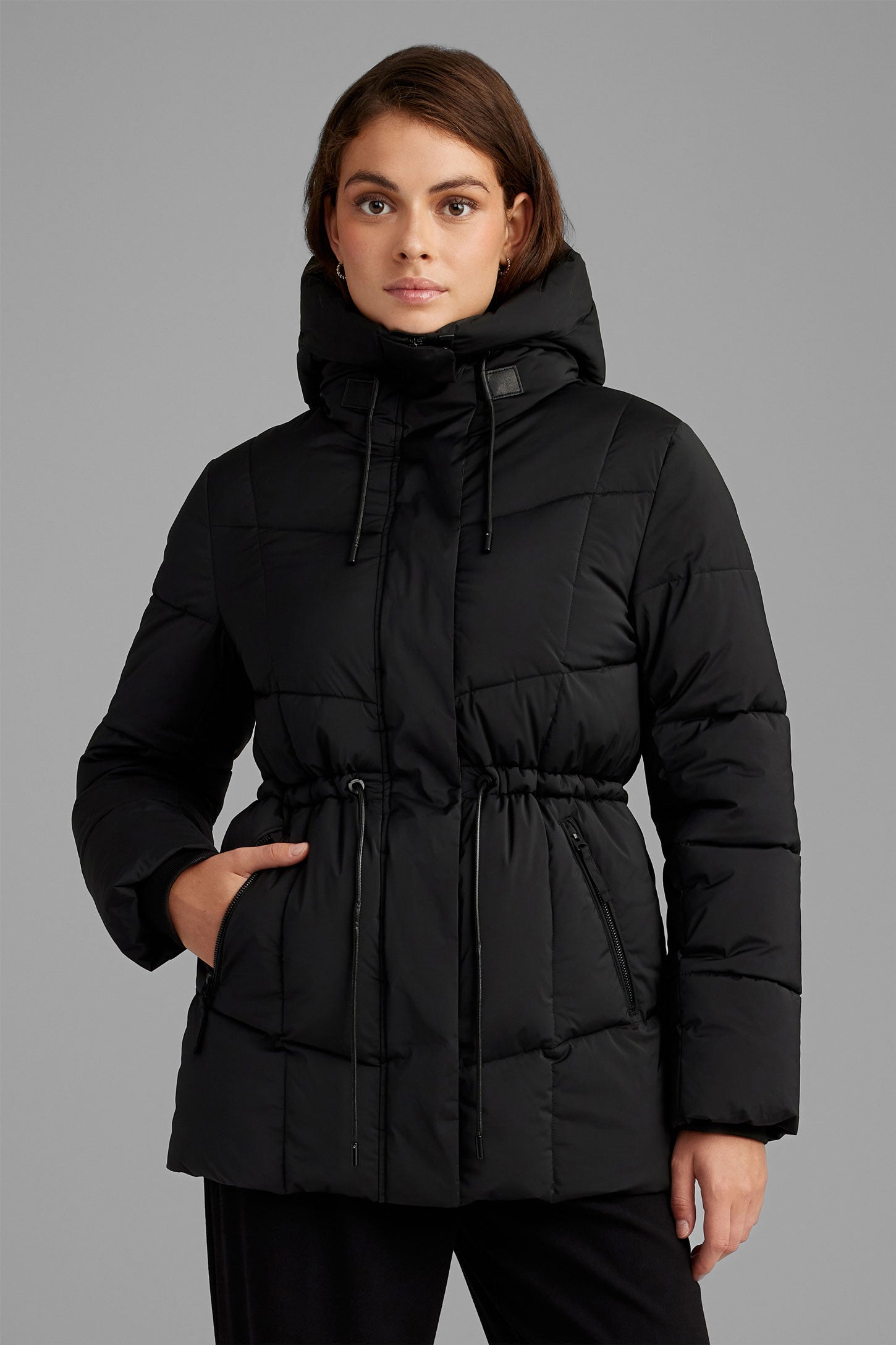 Veste hiver femme clearance grise