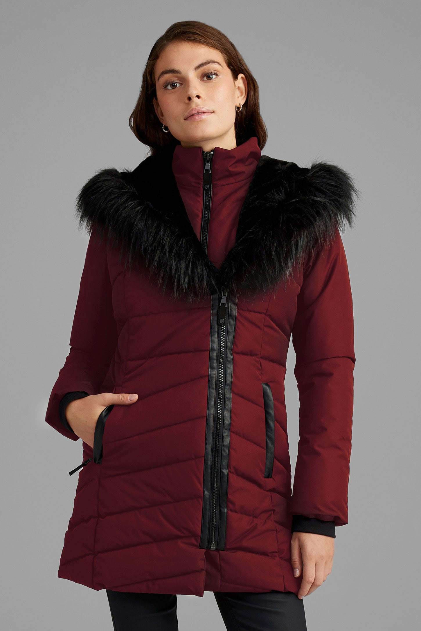 Manteau hiver matelassé online femme