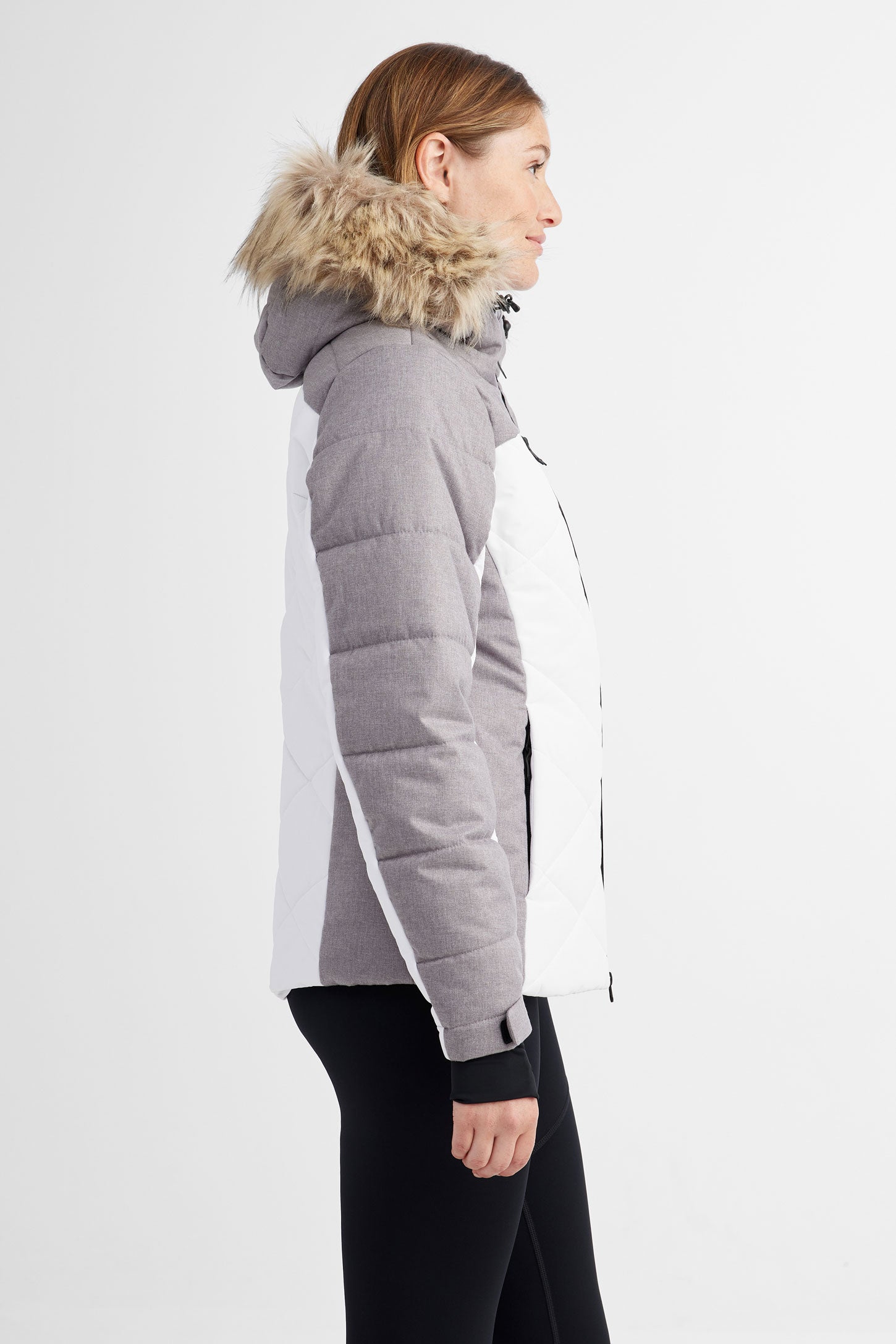 Manteau de ski hiver BM - Femme && BLANC