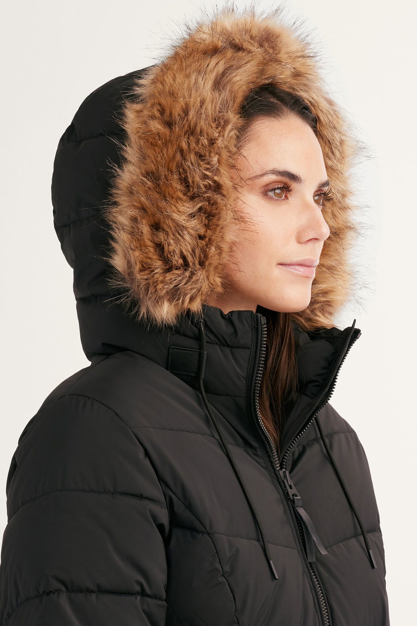 Manteau long hotsell matelassé femme