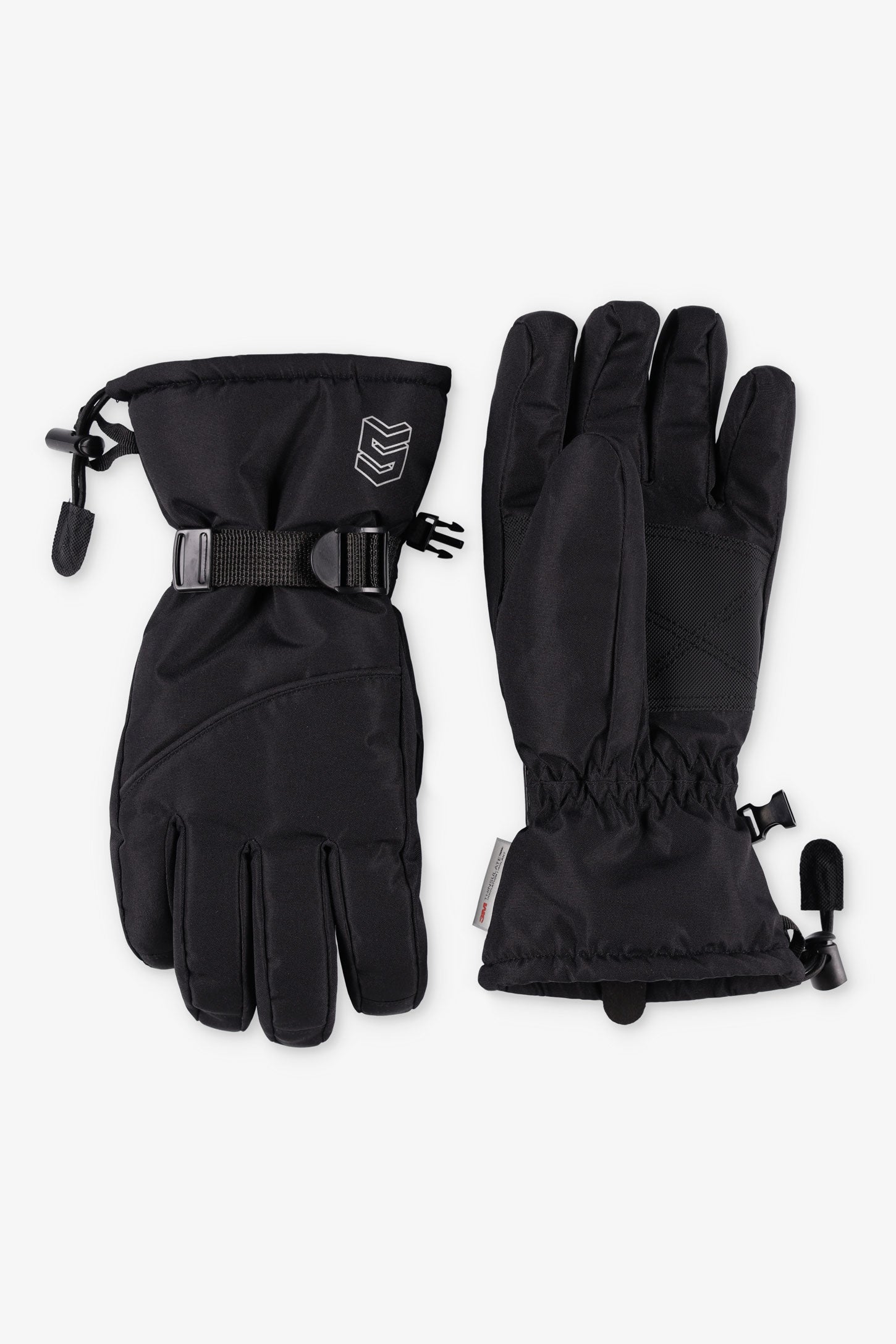 Gants de neige isolées résistants à l'eau - Femme && NOIR