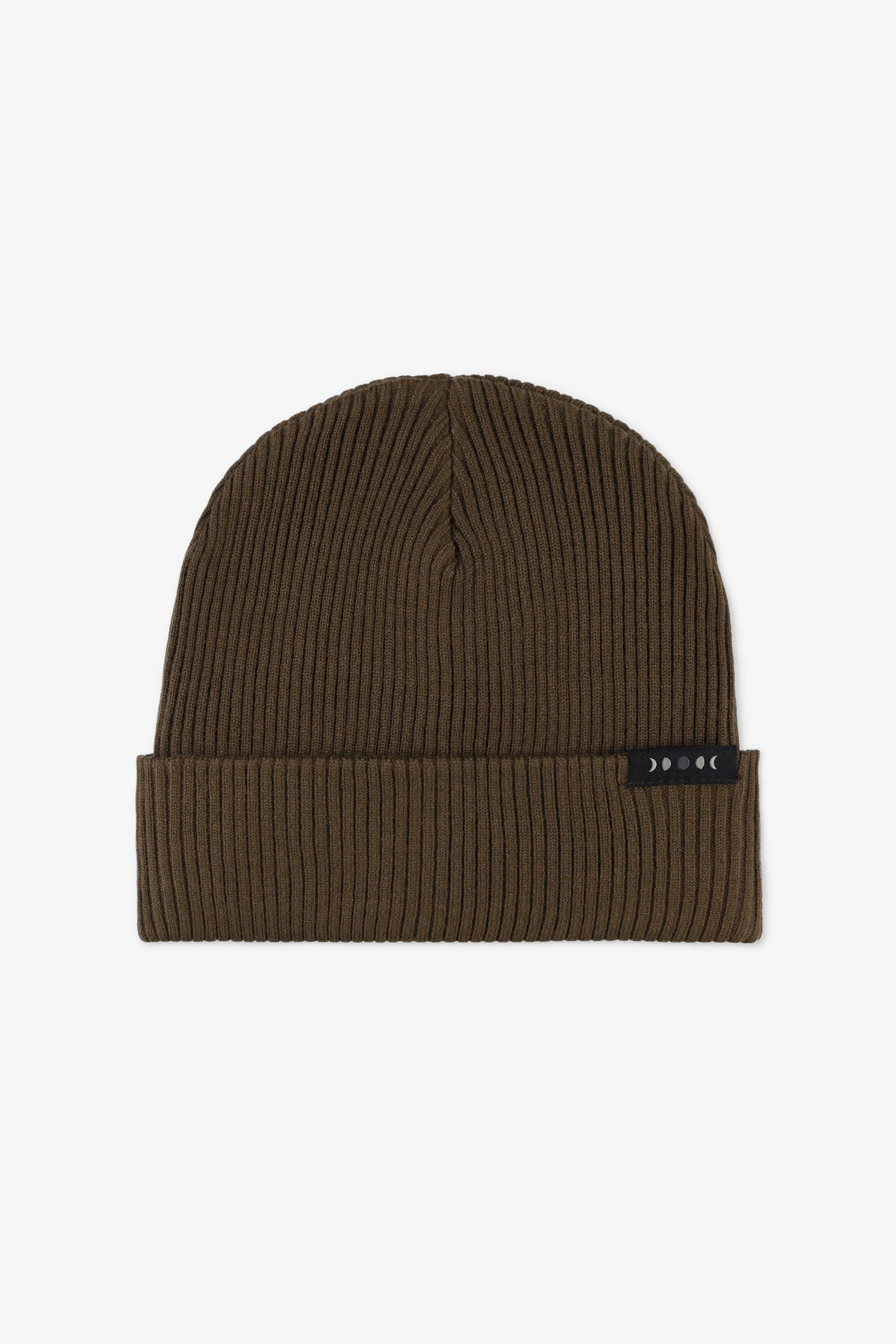 Tuque à revers doublée en tricot - Homme && KAKI