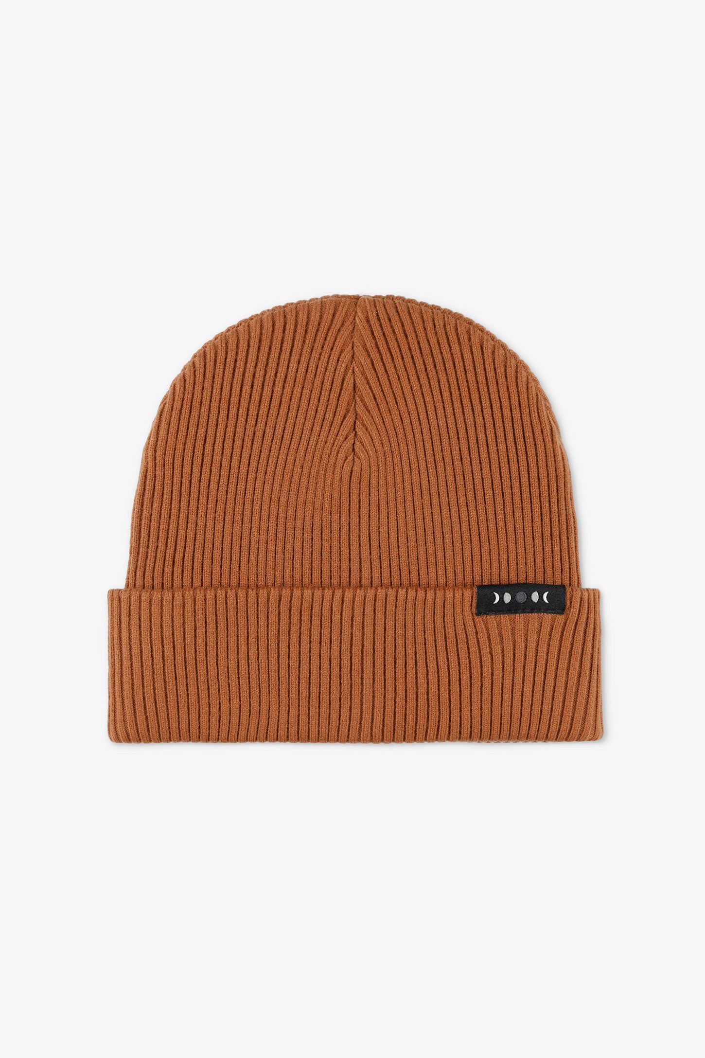 Tuque à revers doublée en tricot - Homme && OCRE