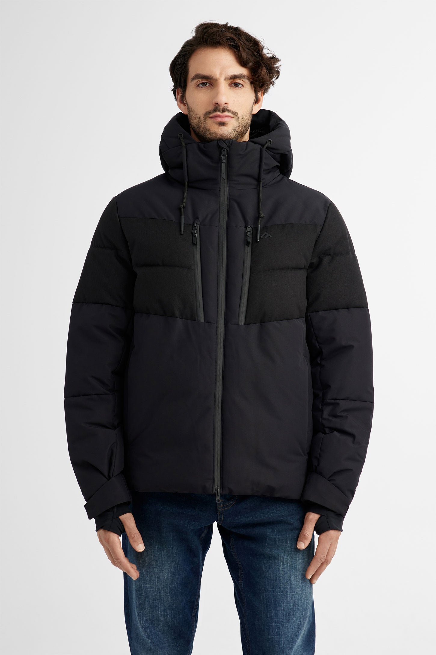 Manteau d'hiver matelassé bouffant BM - Homme && NOIR