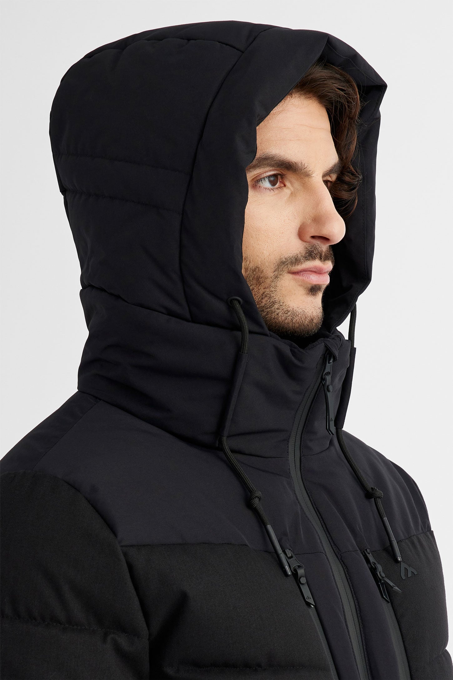 Manteau d'hiver matelassé bouffant BM - Homme && NOIR