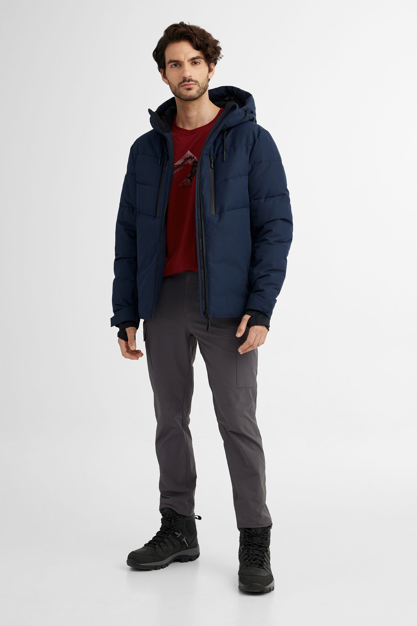 Manteau d'hiver matelassé bouffant BM - Homme && MARIN