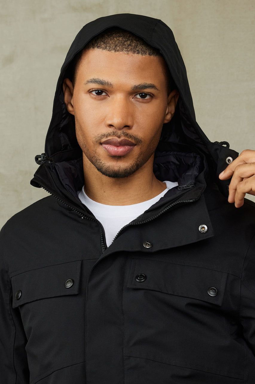 Manteau d'hiver 3-en-1 en ripstop Homme Aubainerie