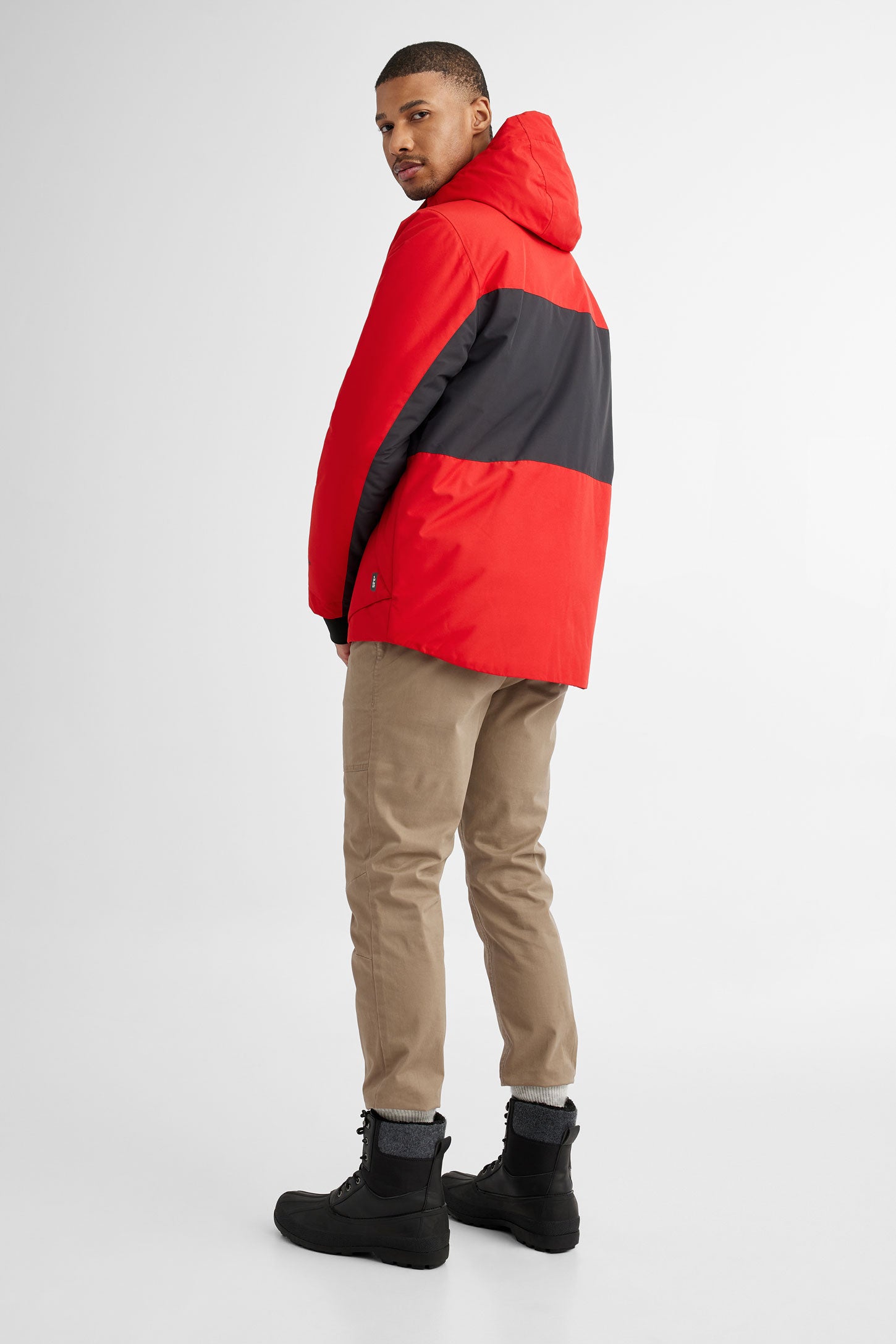 Manteau de ski hiver - Homme && ROUGE