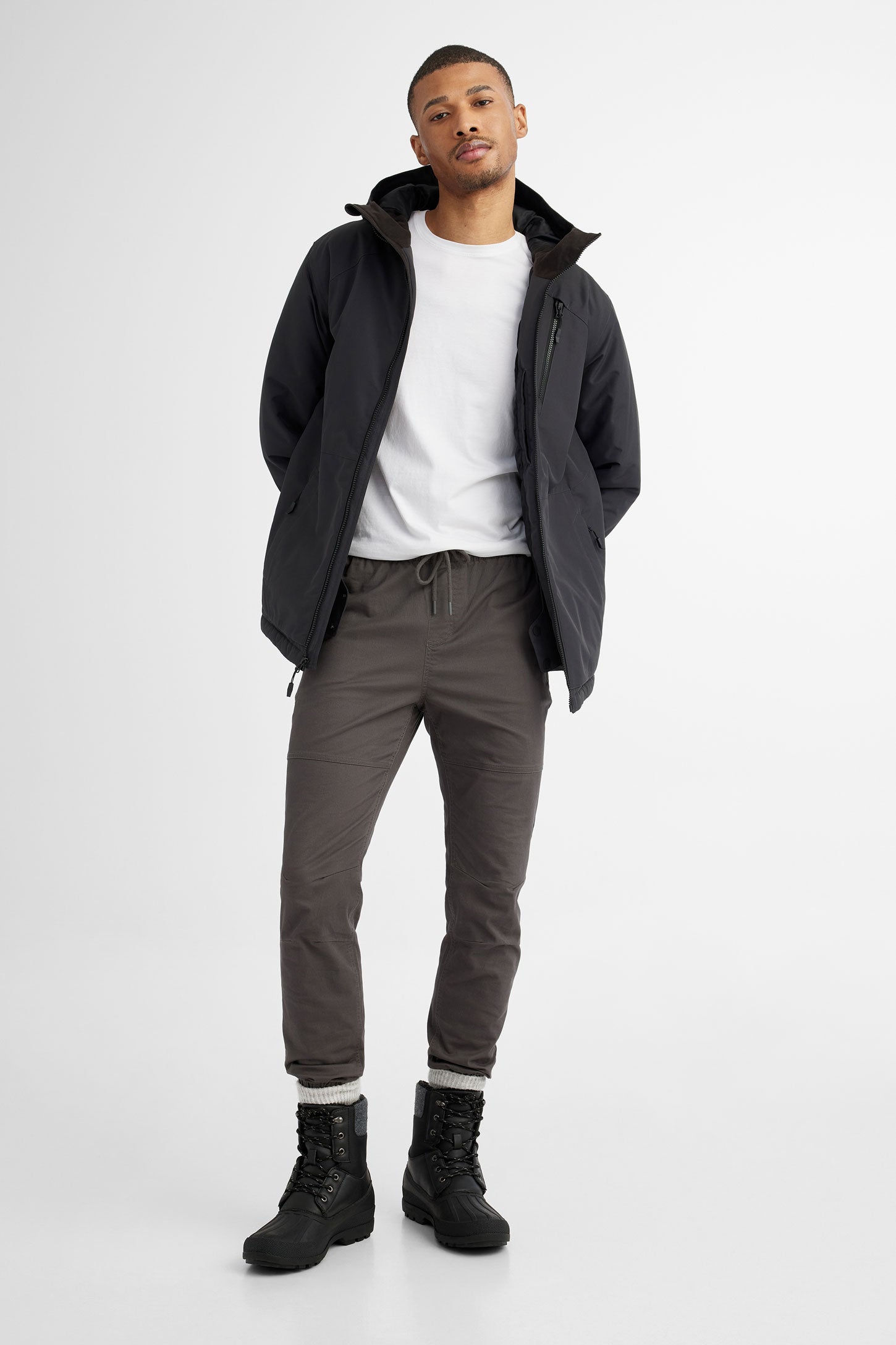 Manteau de ski hiver - Homme && CHARBON