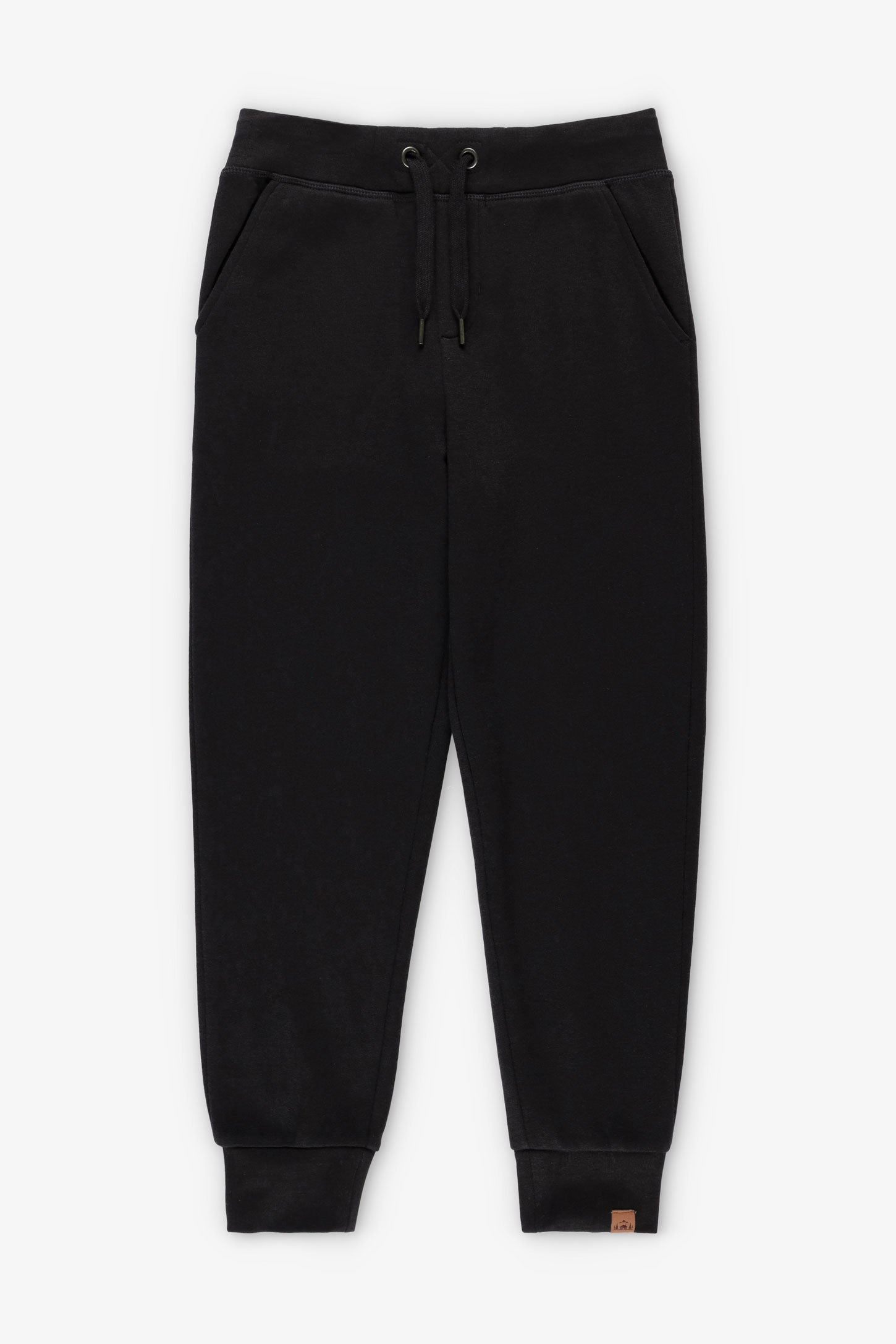 Pantalon jogger ouaté, Chalet - Ado garçon && NOIR