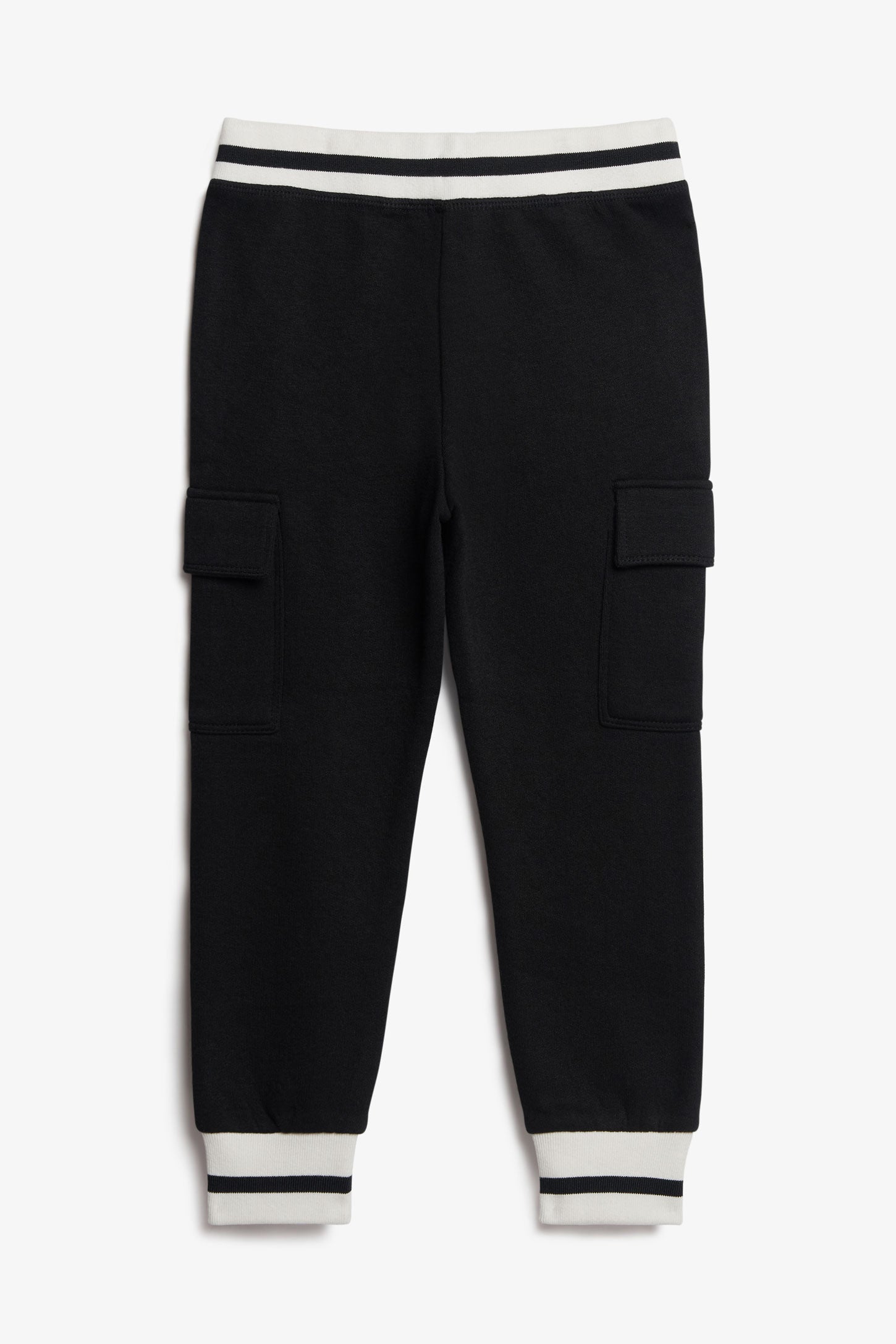 Pantalon jogger cargo ouaté, Chalet - Enfant garçon && NOIR