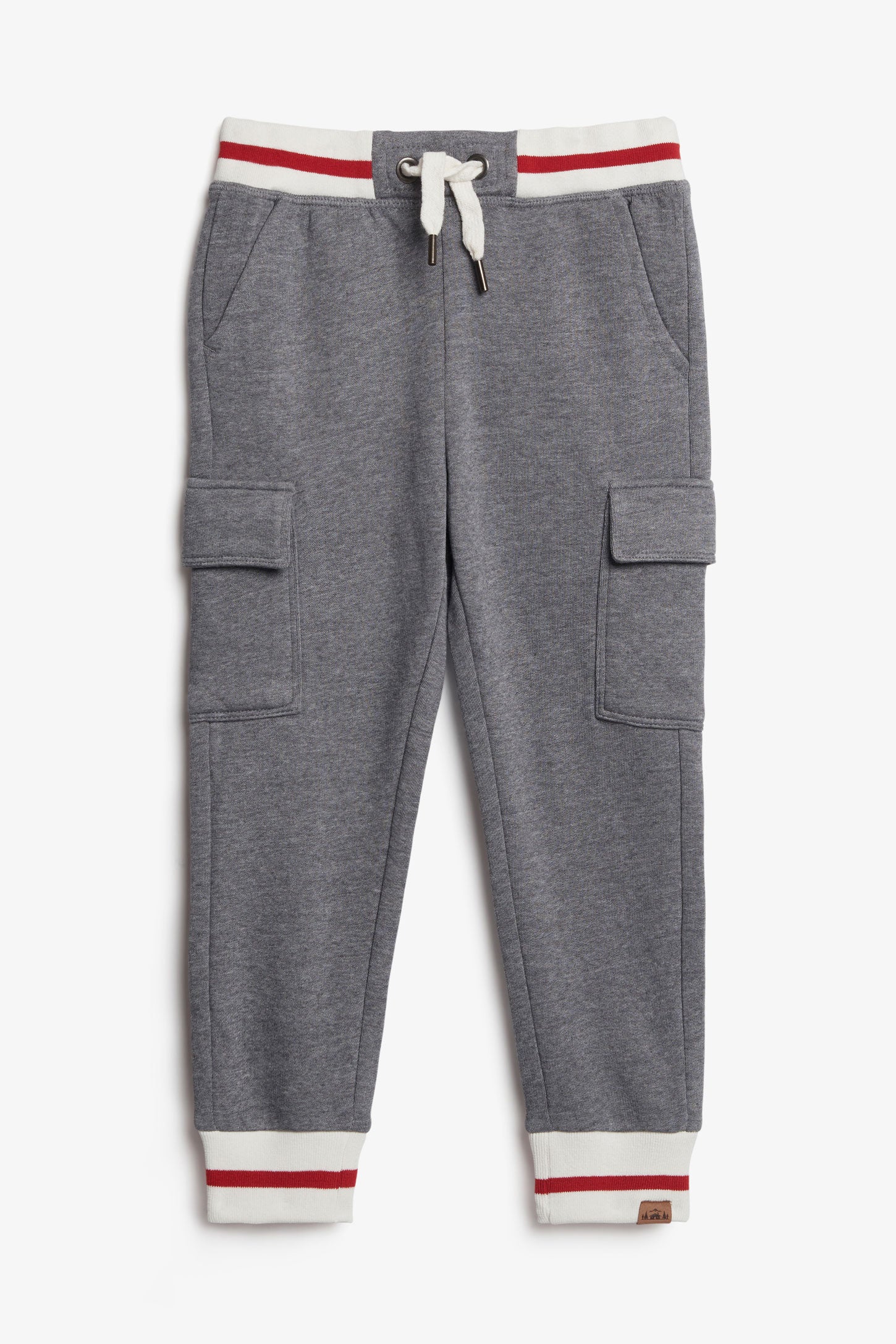 Pantalon jogger cargo ouaté, Chalet - Enfant garçon && GRIS