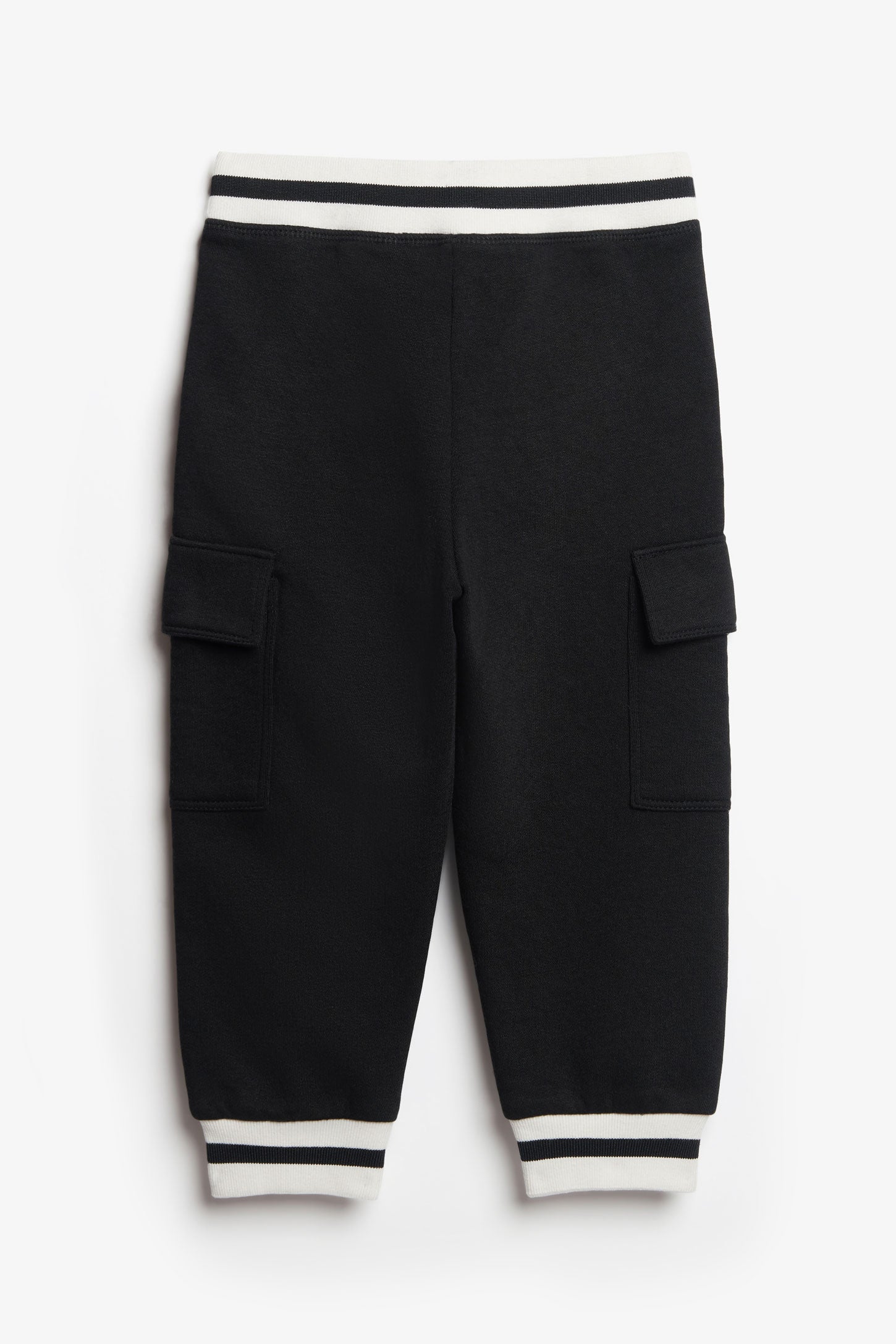 Pantalon jogger cargo ouaté, Chalet - Bébé garçon && NOIR