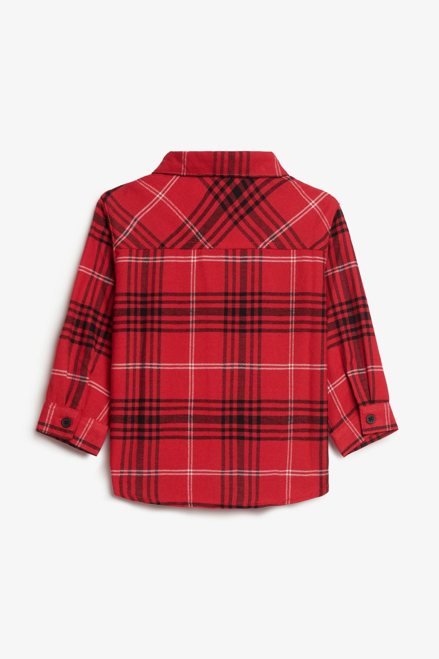 Chemise à carreaux en flanelle, Chalet, 2T-3T - Bébé garçon && ROUGE/MULTI