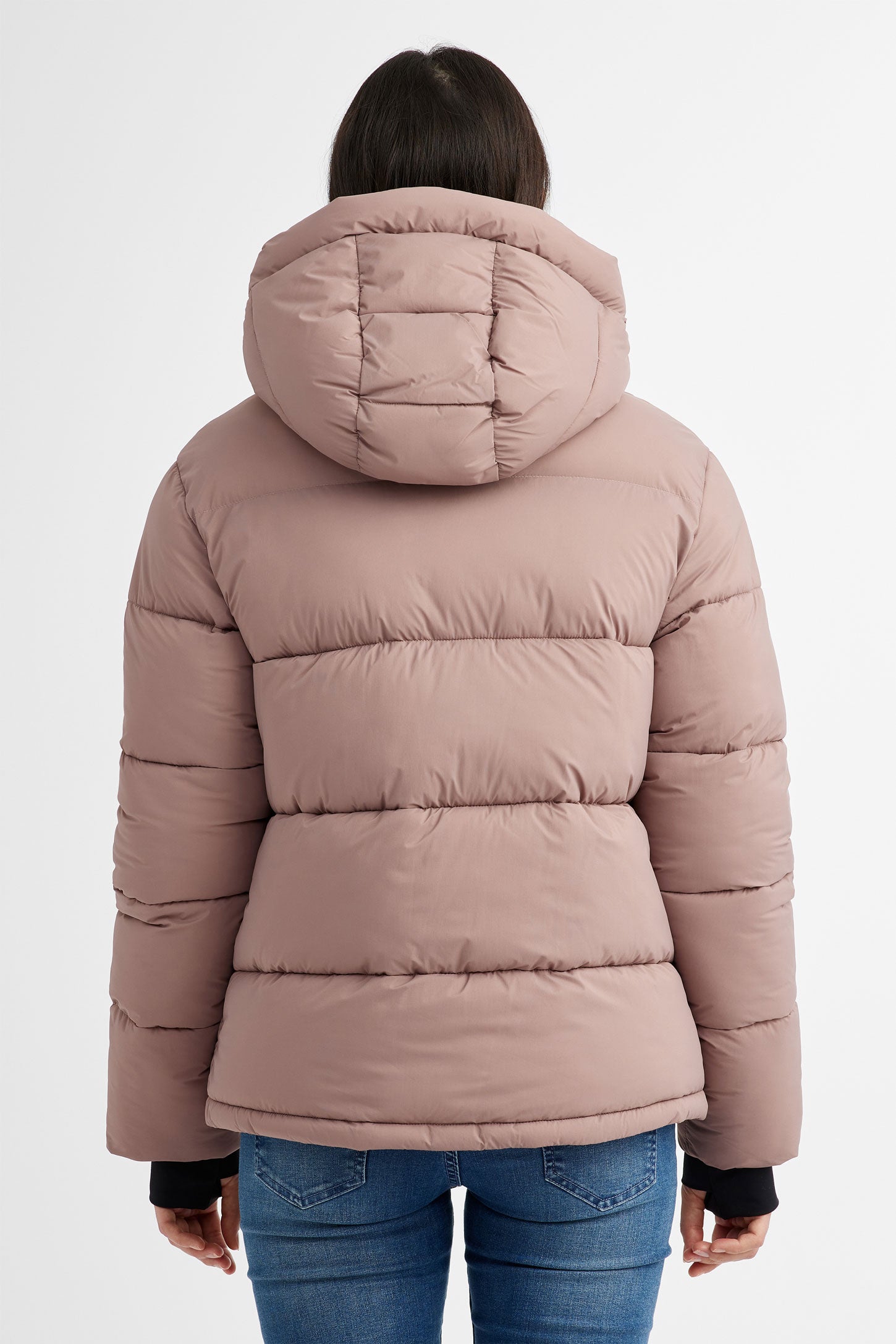 Manteau d'hiver ''Puffer'' court en Ripstop - Femme && ROSE