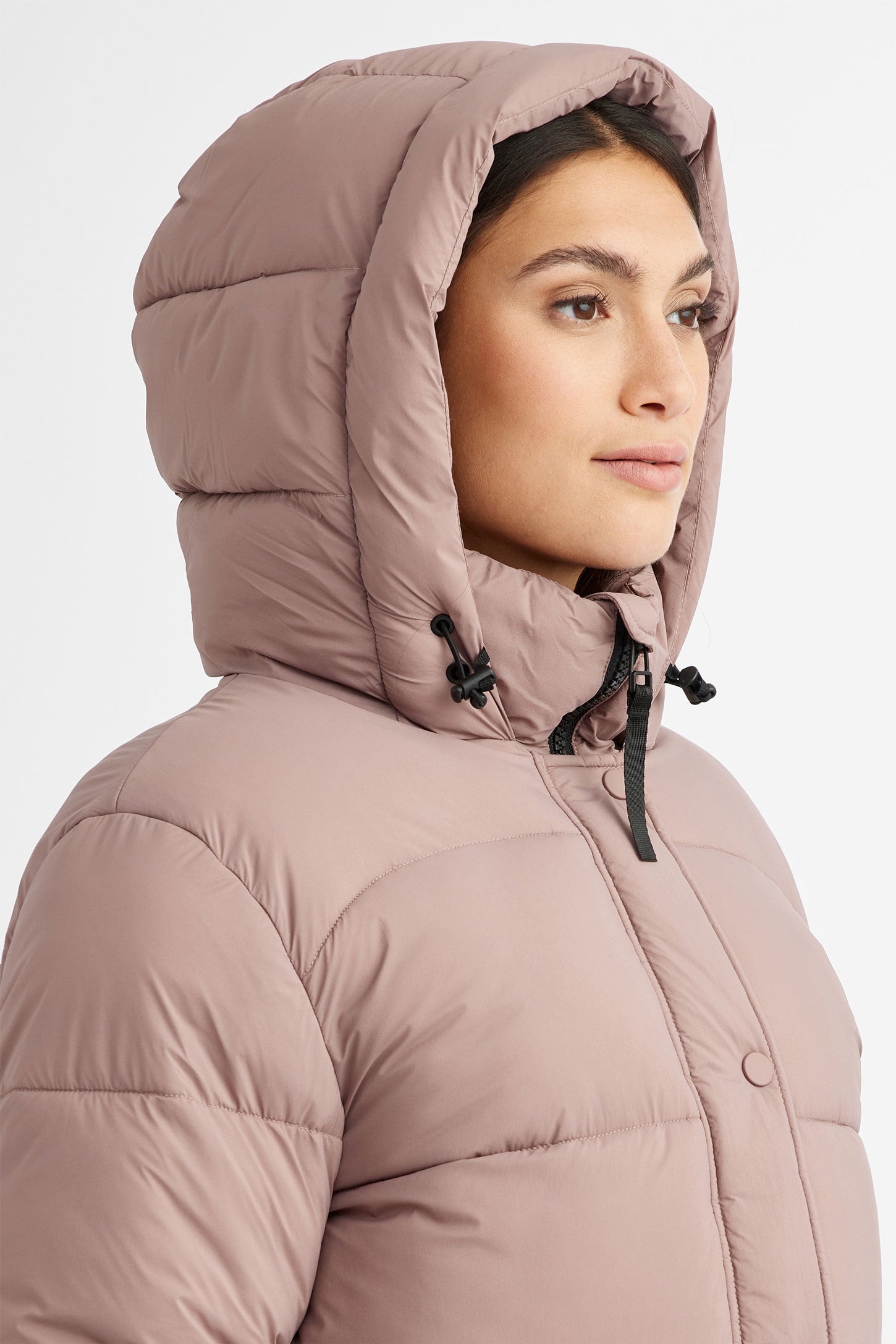 Manteau d'hiver ''Puffer'' court en Ripstop - Femme && ROSE