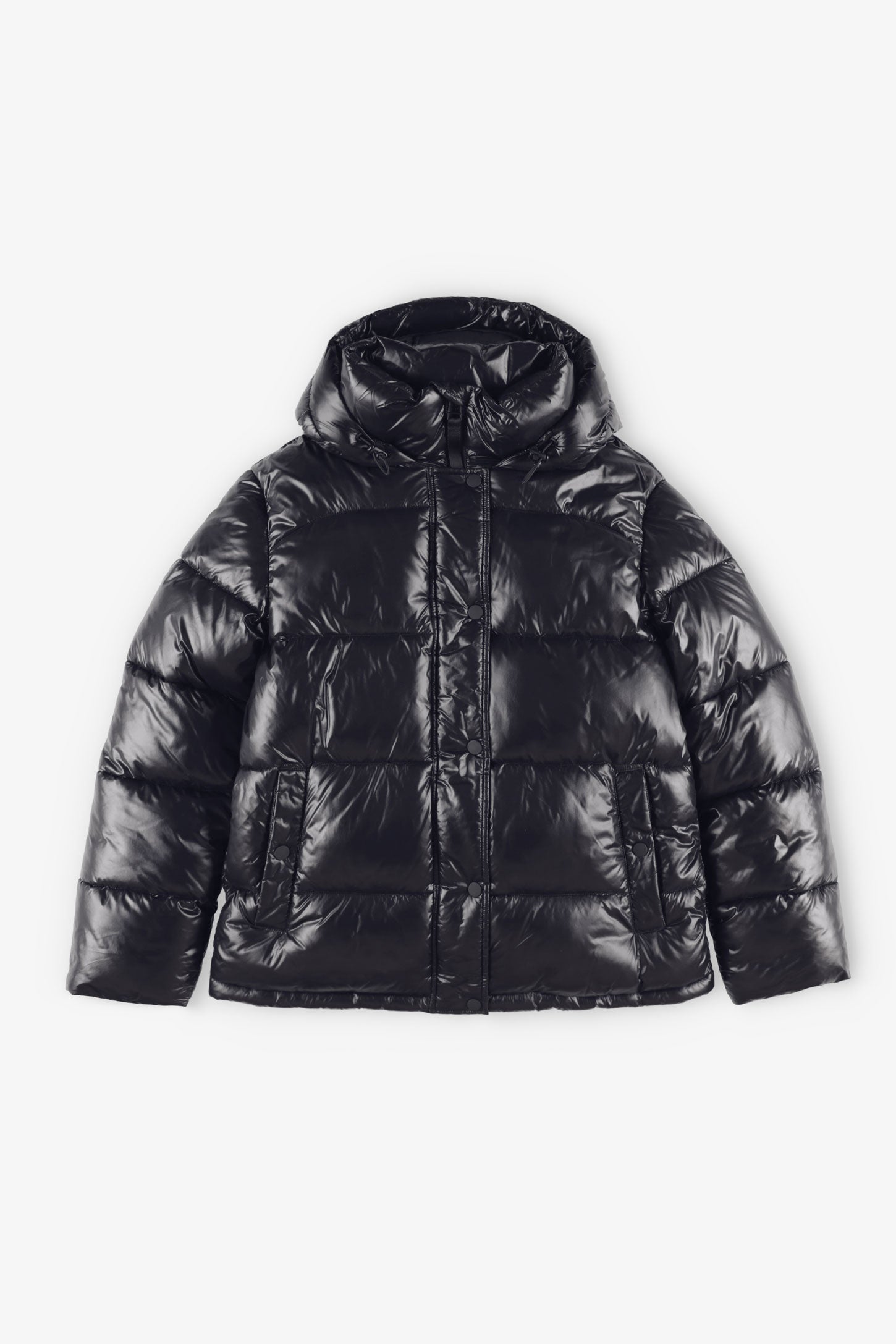 Manteau d'hiver ''Puffer'' court - Femme && NOIR