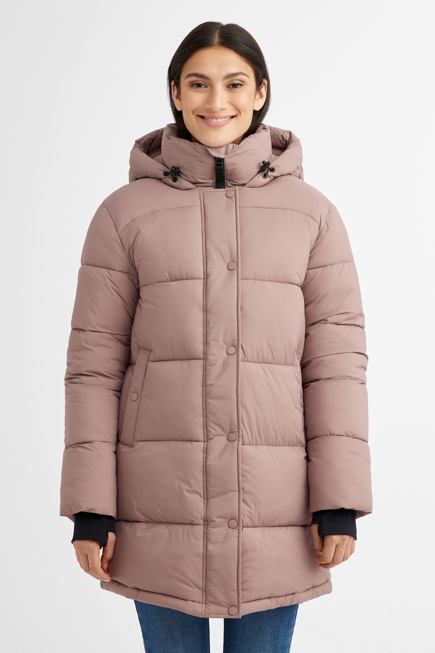 Manteau hiver rose online femme