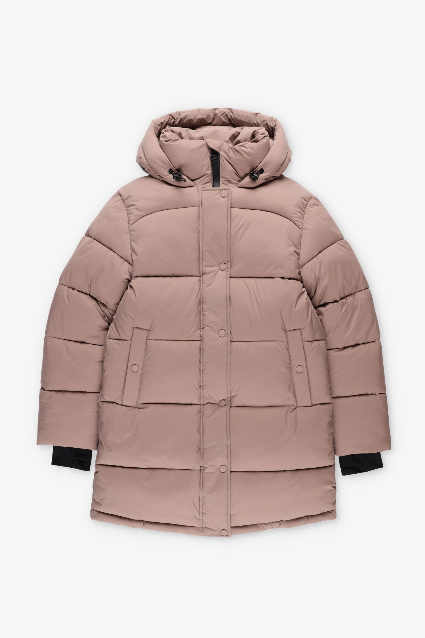 Manteau d'hiver ''Puffer'' mi-long en Ripstop - Femme && ROSE