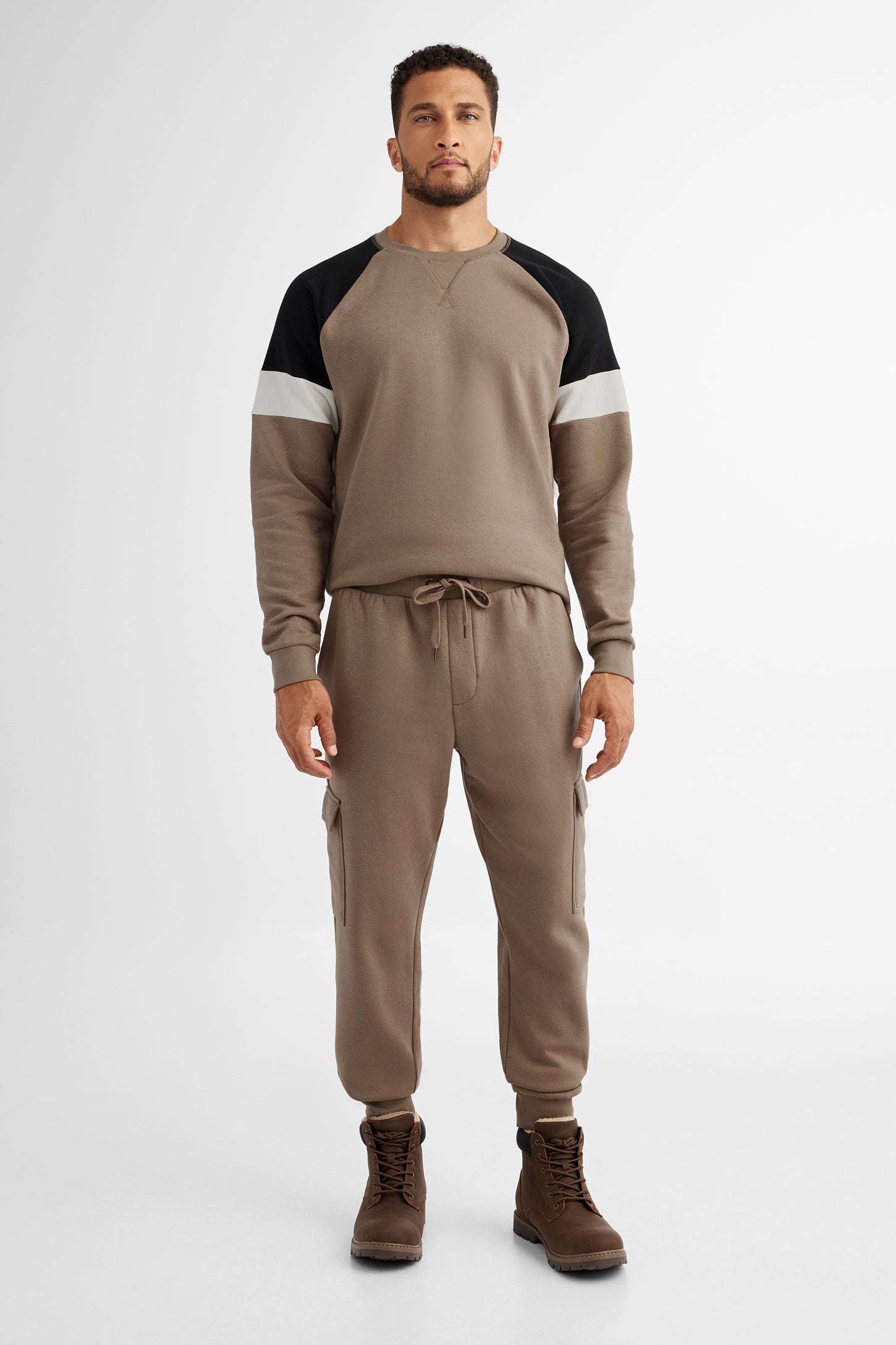 Pantalon jogger cargo, Chalet - Homme && BRUN