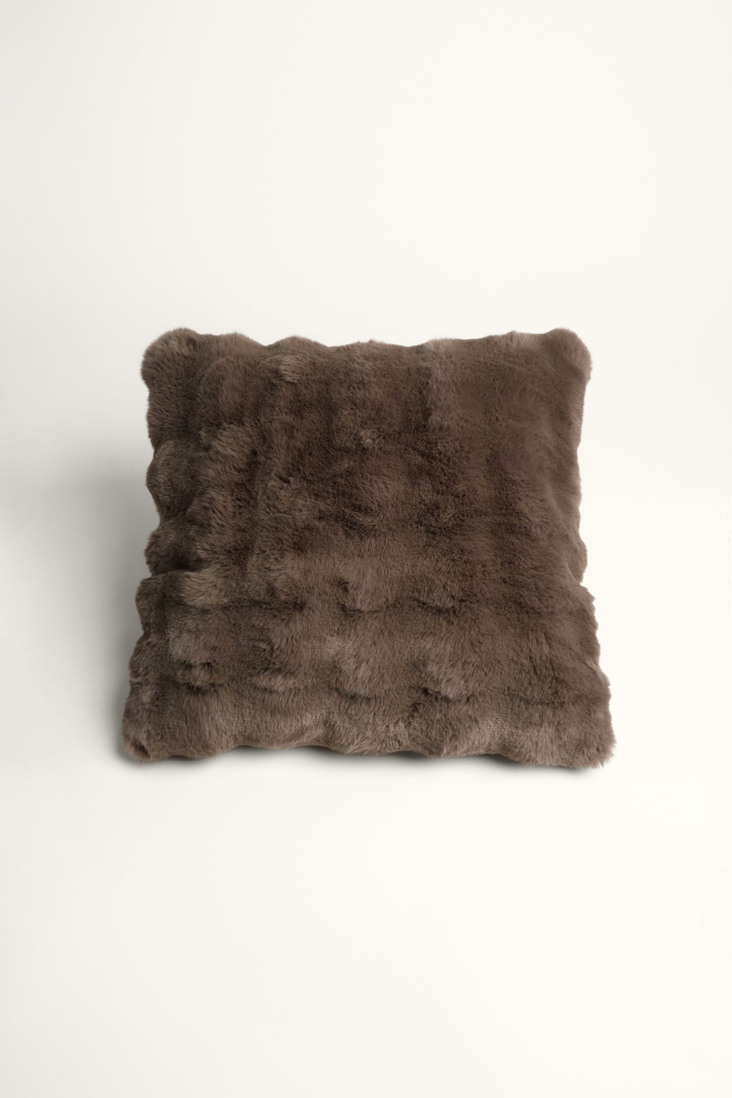 Coussin fausse fourrure 20'' x 20'' - Maison && VERT FONCE