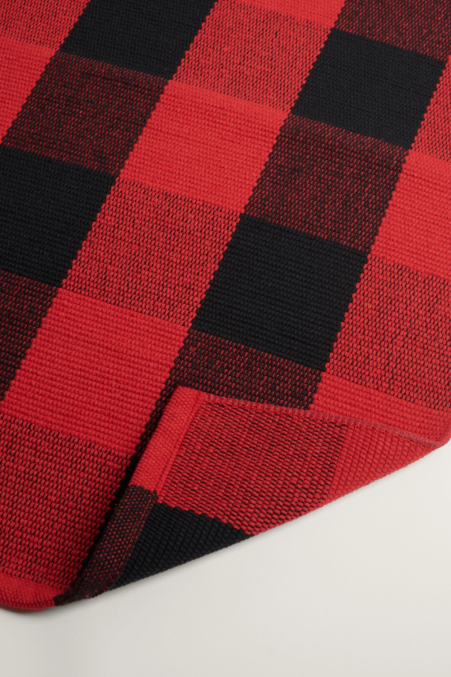 Tapis à carreaux, 18x48'' - Maison && ROUGE/NOIR