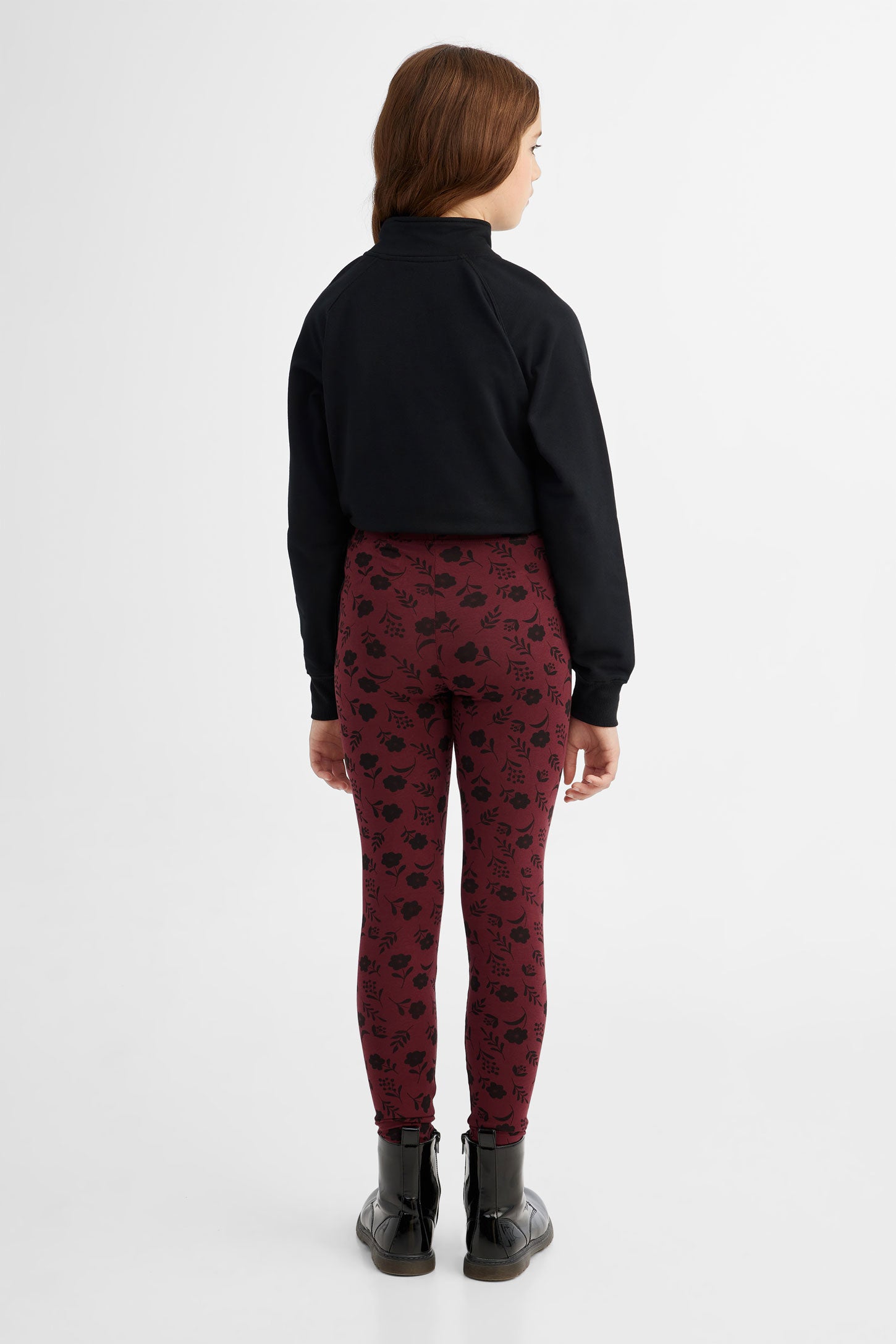 Duos futés, Legging imprimé en coton, 2/25$ - Ado fille && BOURGOGNE MULTI