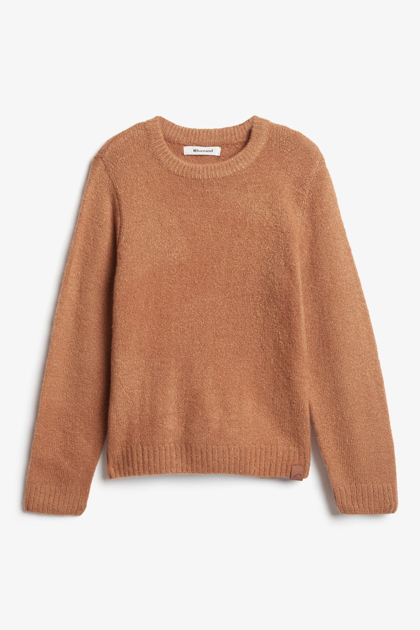 Chandail tricot brossé - Enfant fille && BRUN