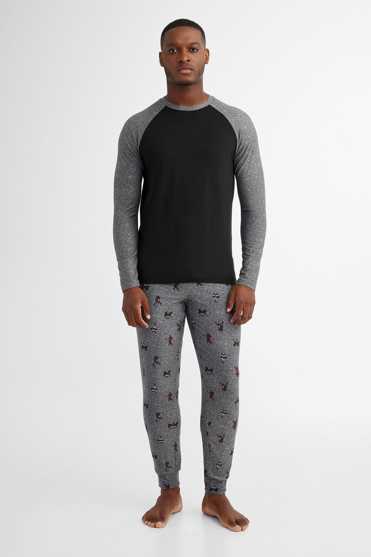 Duos futés, Chandail pyjama en Moss, 2/40$ - Homme && NOIR