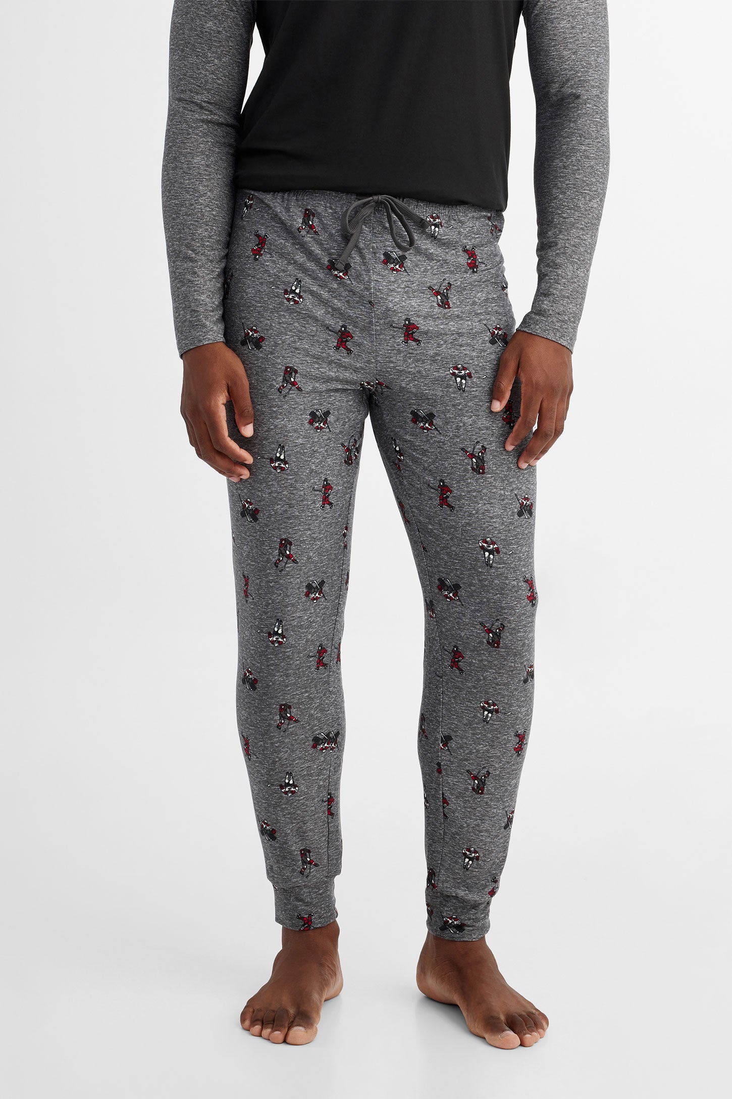 Duos futés, Pantalon pyjama en Moss, 2/50$ - Homme && CHARBON/MULTI