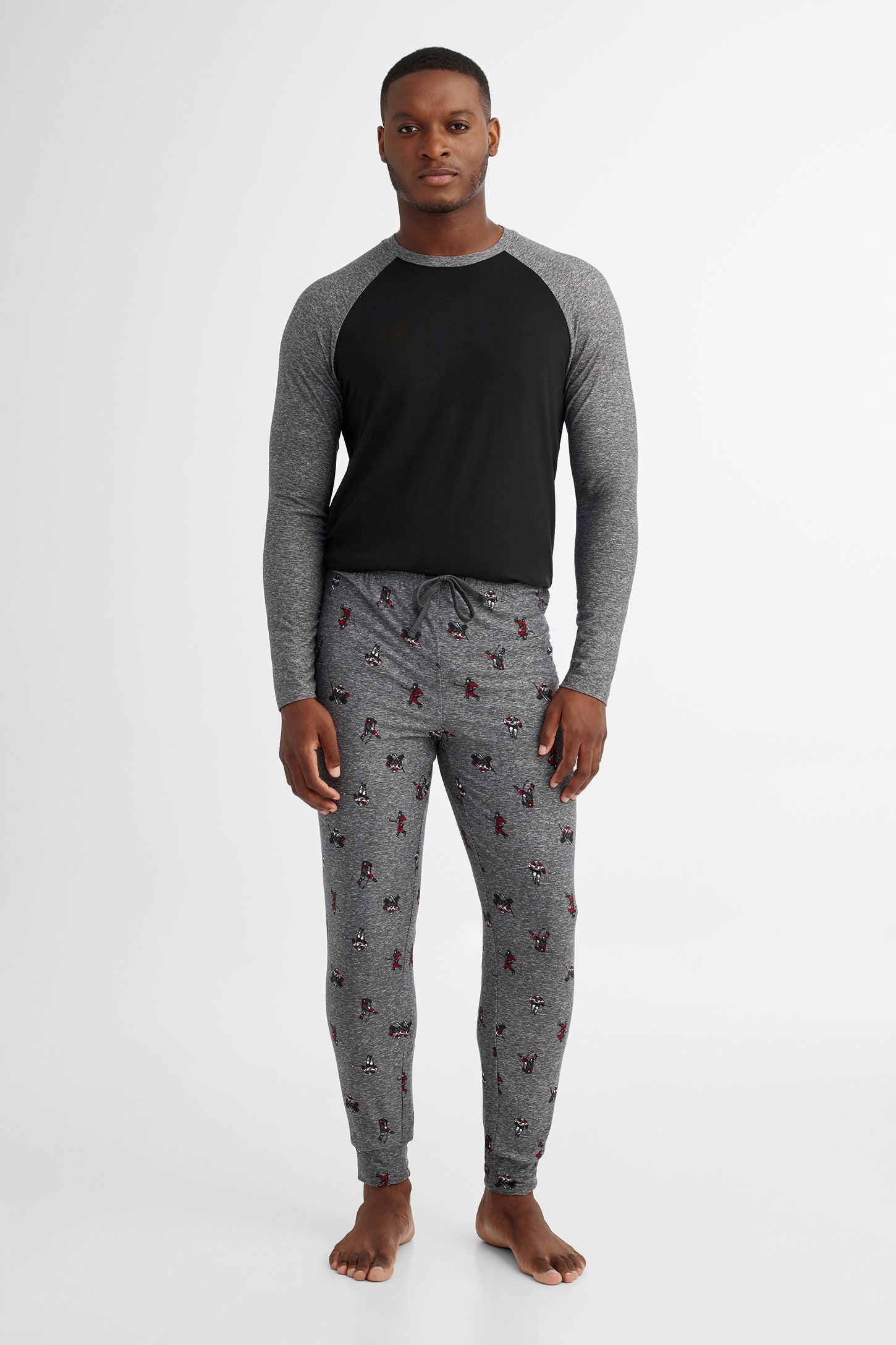 Duos futés, Pantalon pyjama en Moss, 2/50$ - Homme && CHARBON/MULTI