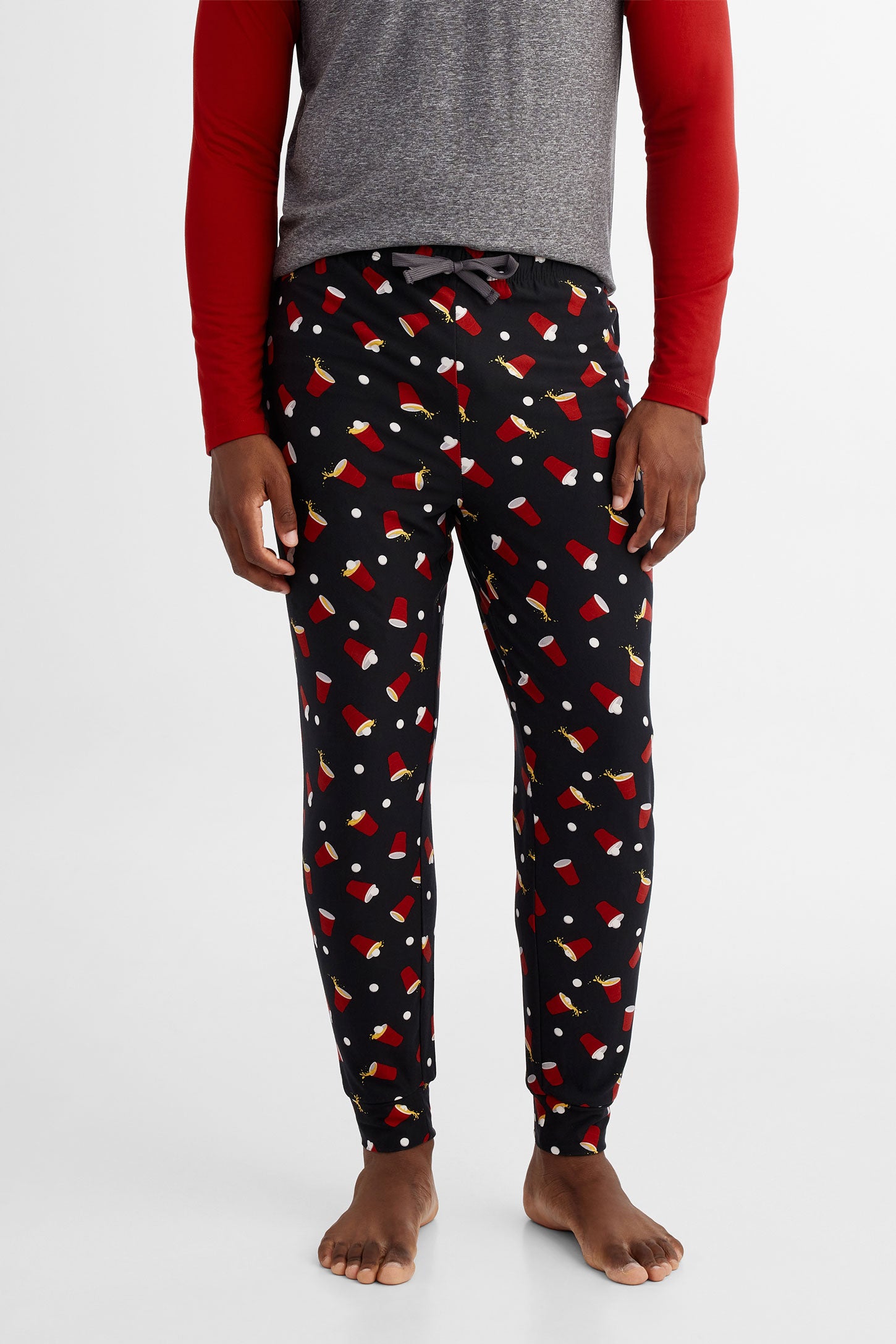 Duos futés, Pantalon pyjama en Moss, 2/50$ - Homme && NOIR/MULTI