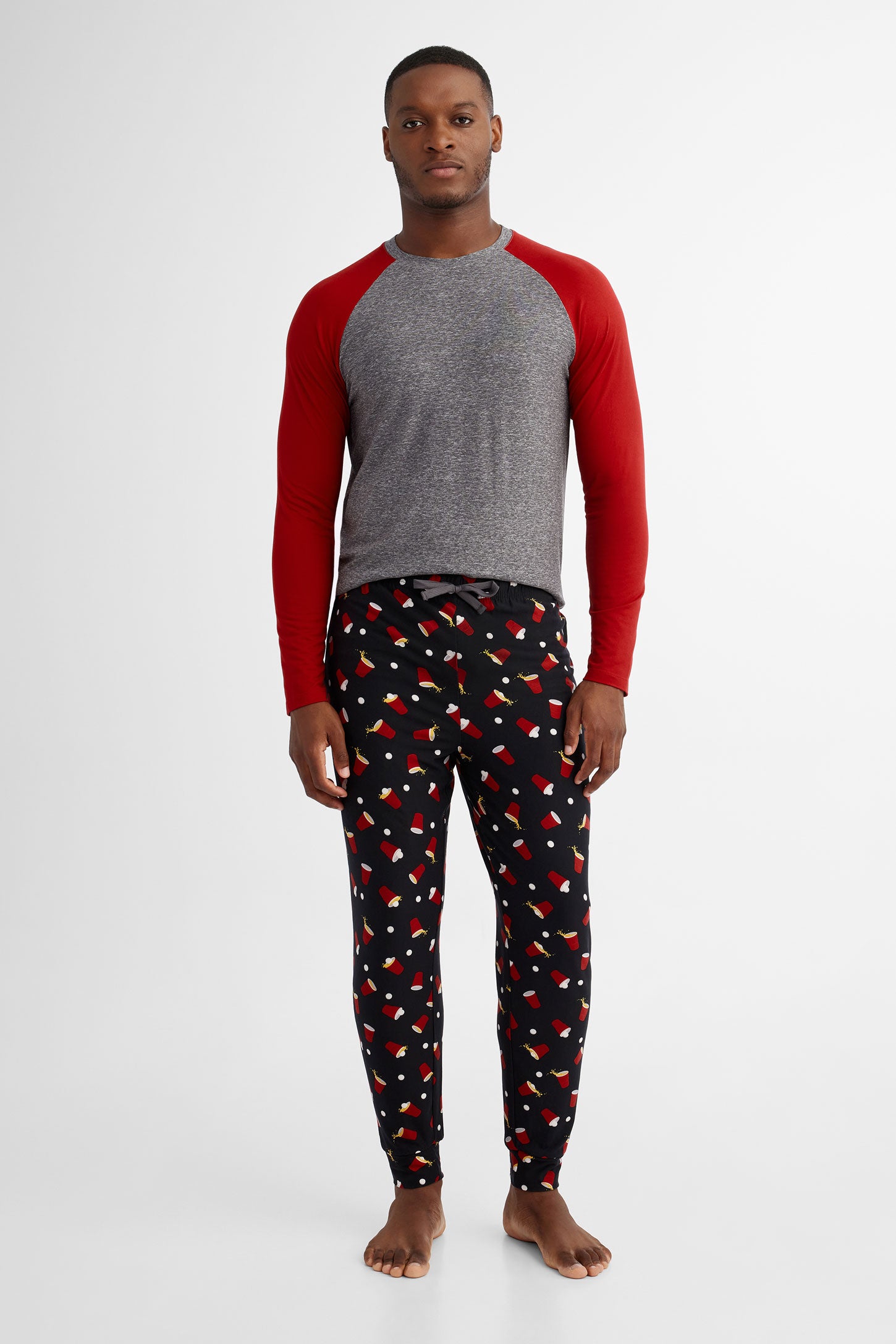 Duos futés, Pantalon pyjama en Moss, 2/50$ - Homme && NOIR/MULTI