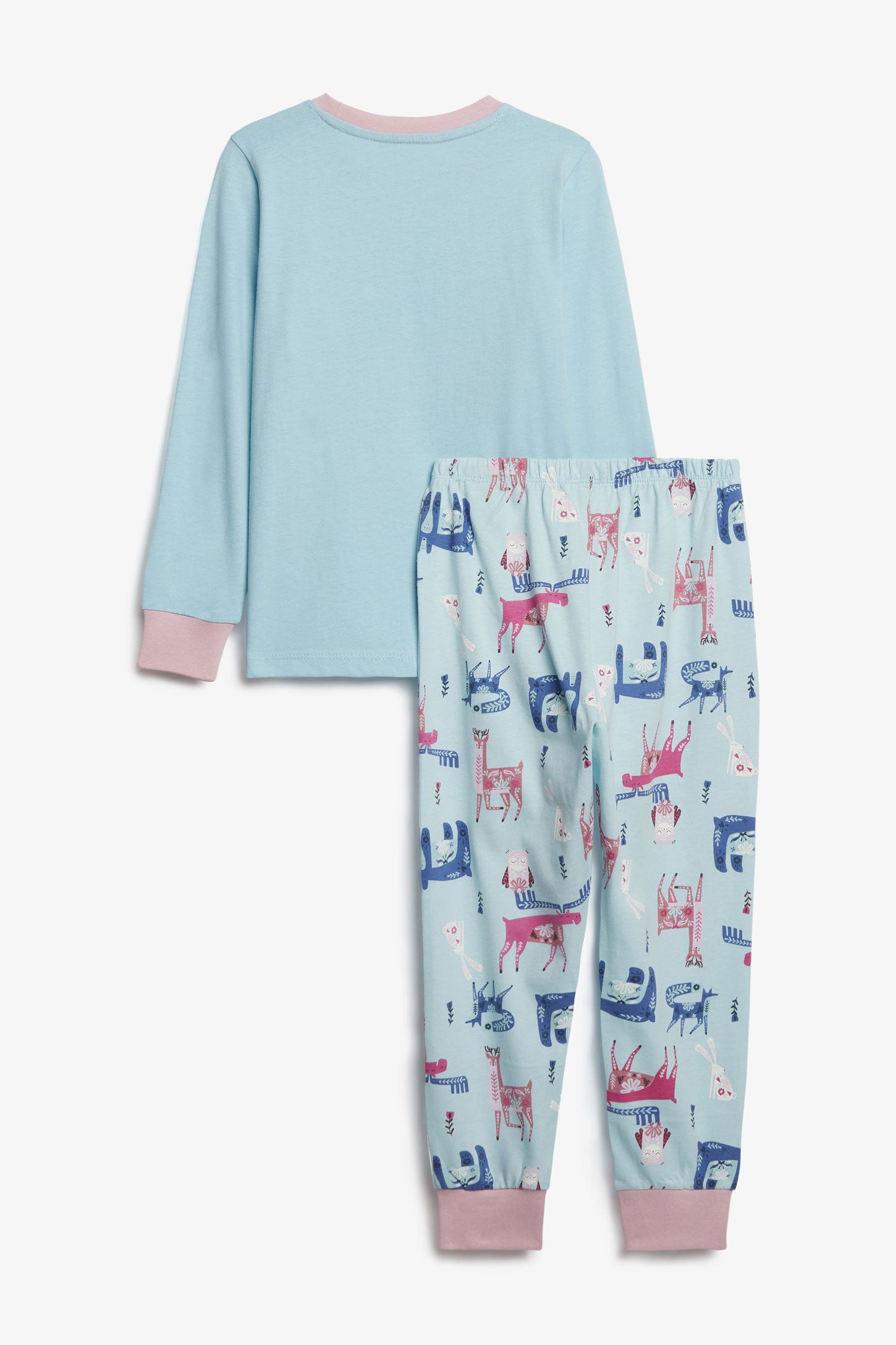 Duos futés, Pyjama 2-pièces imprimé, 2/35$ - Enfant fille && BLEU PALE