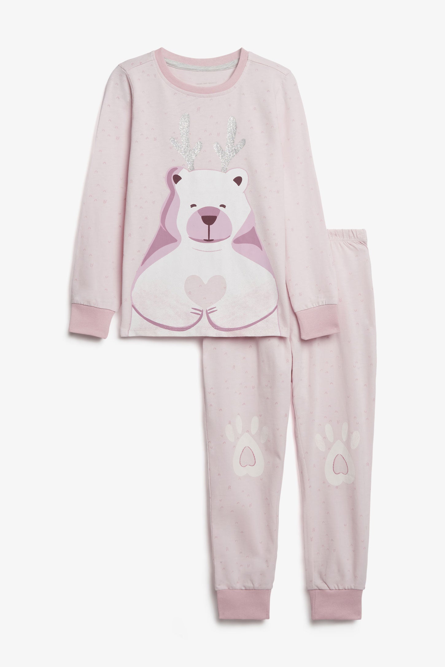 Duos futés, Pyjama 2-pièces imprimé, 2/35$ - Enfant fille && ROSE PALE