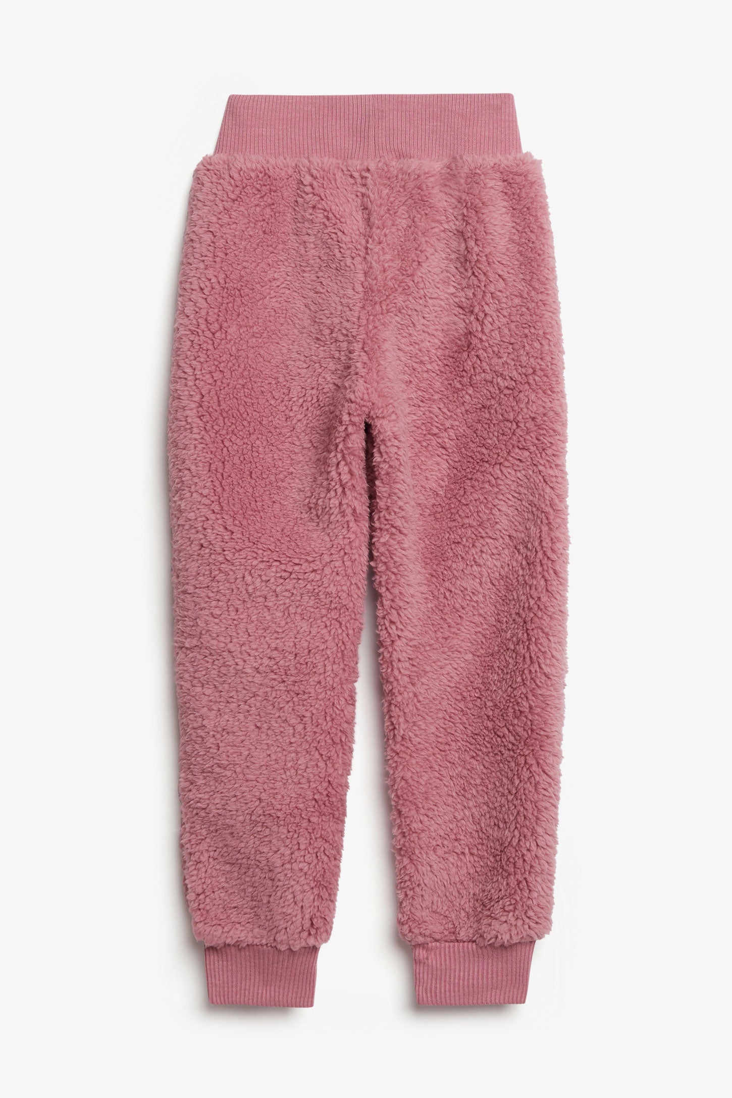 Pantalon pyjama en sherpa - Enfant fille && MAUVE