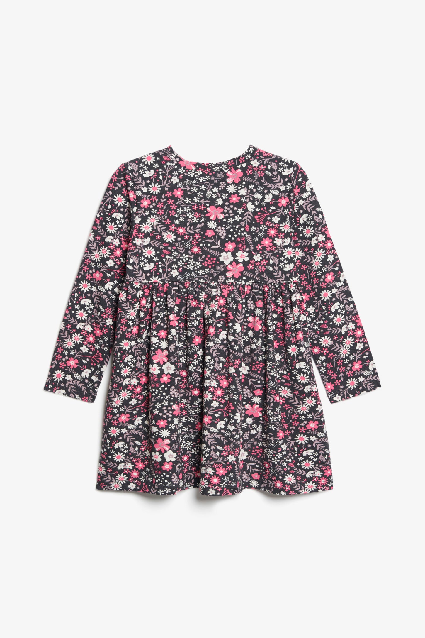 Robe manches longues à volants - Bébé fille && GRIS MULTI