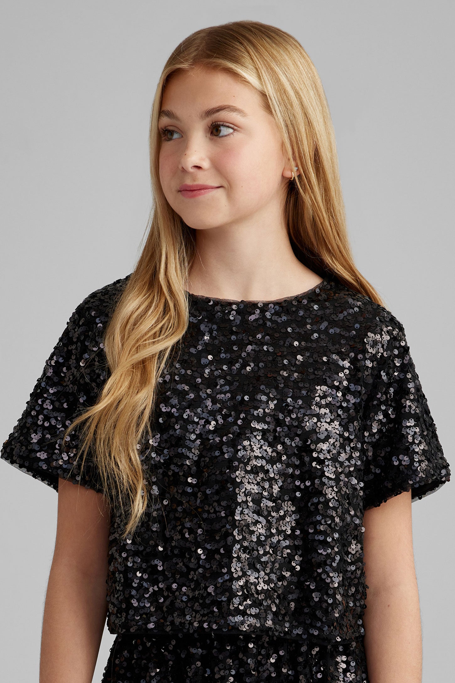 Sequined t-shirt - Teenage girl