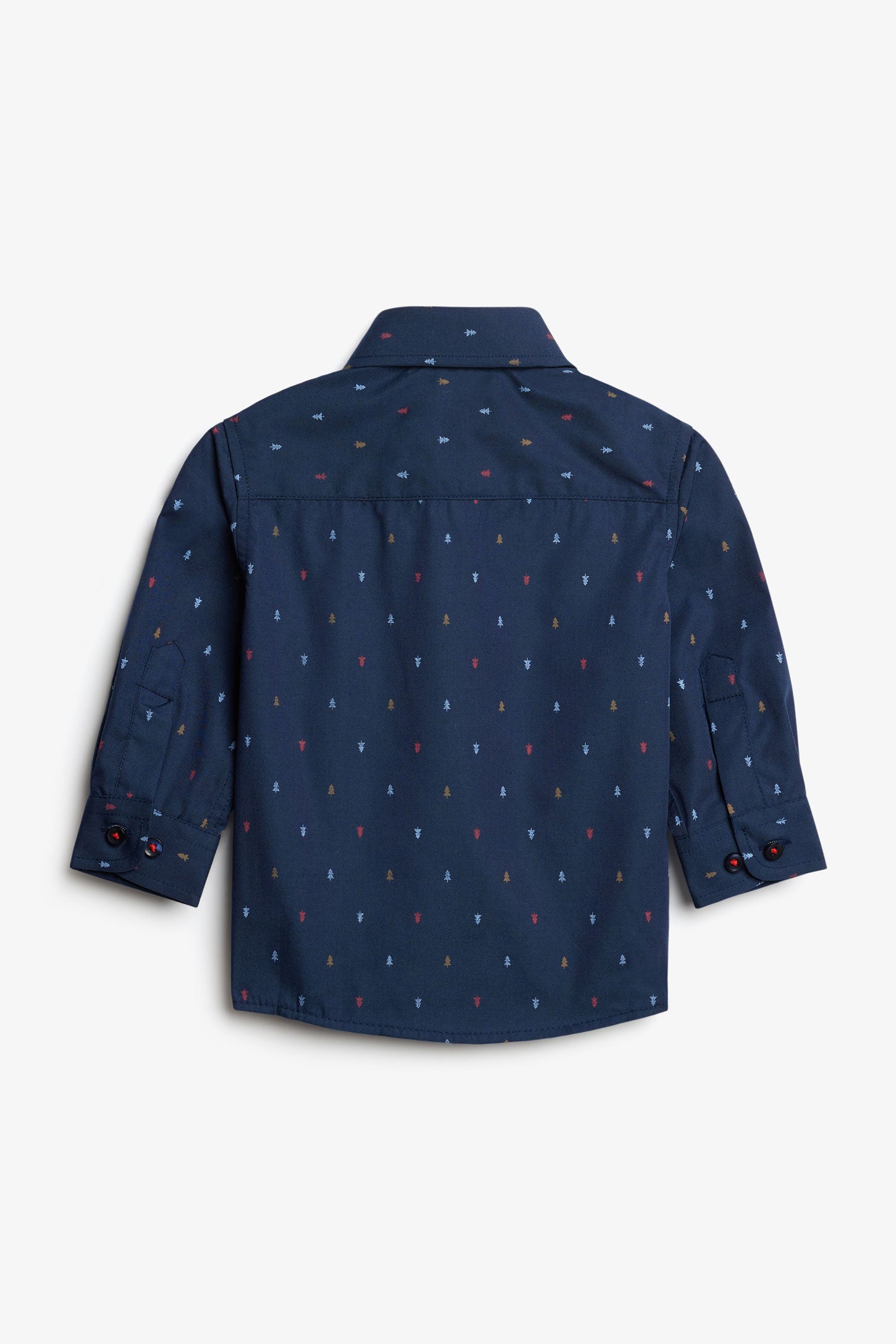 Chemise chambray à motifs, 2T-3T - Bébé garçon && BLEU MARINE