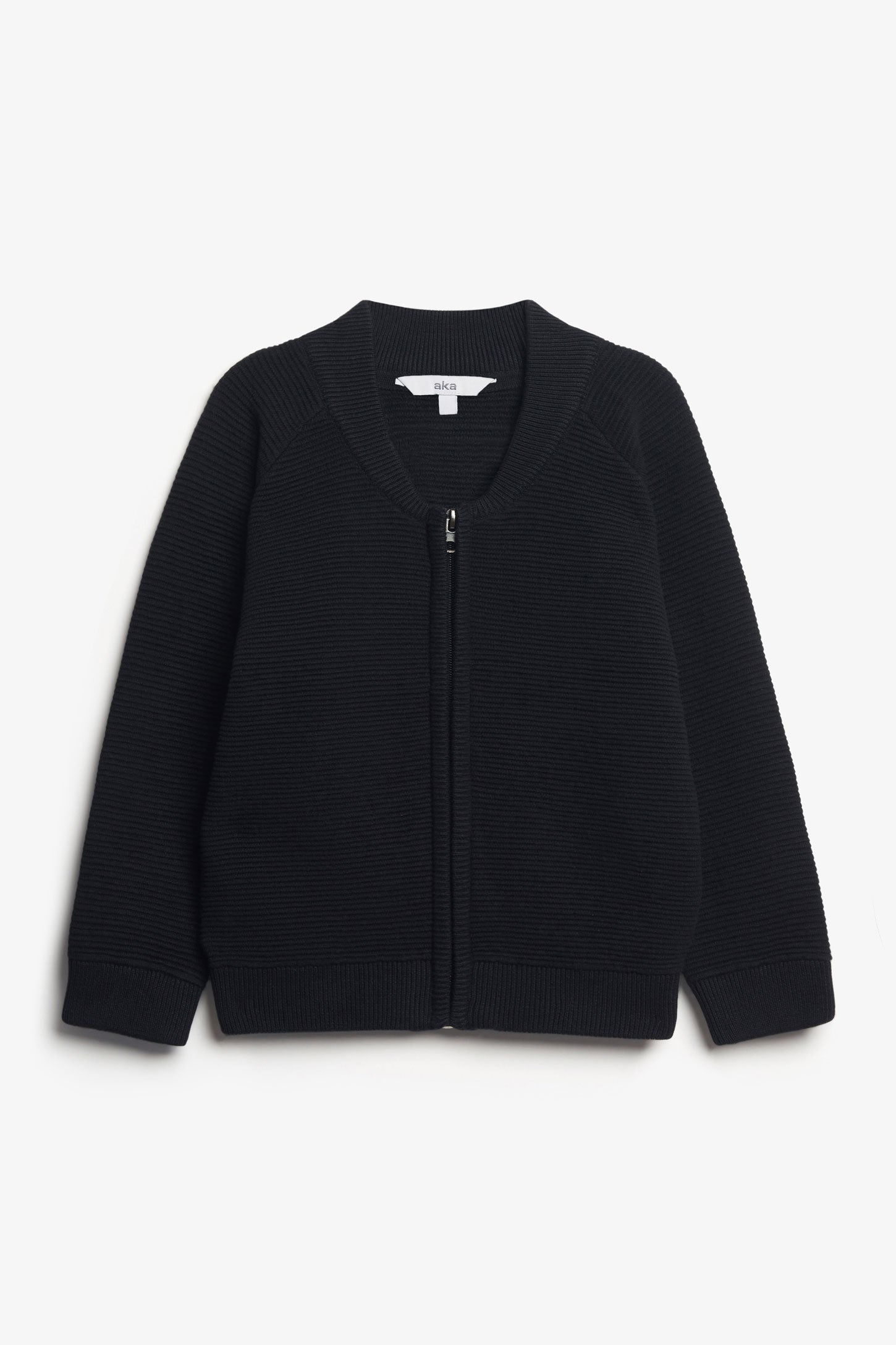 Cardigan en tricot ottoman, 2T-3T - Bébé garçon && NOIR