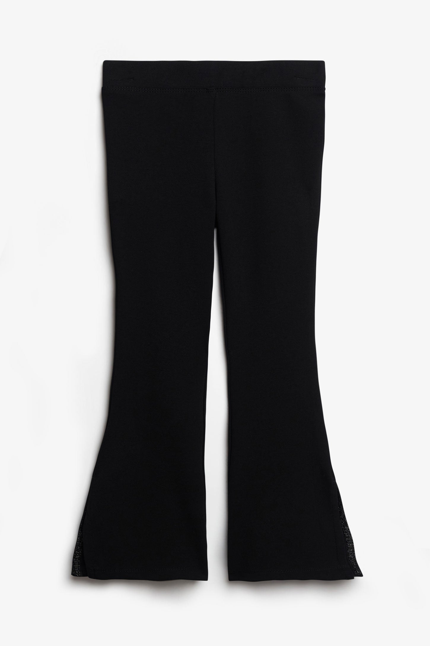 Legging jambe évasée - Enfant fille && NOIR