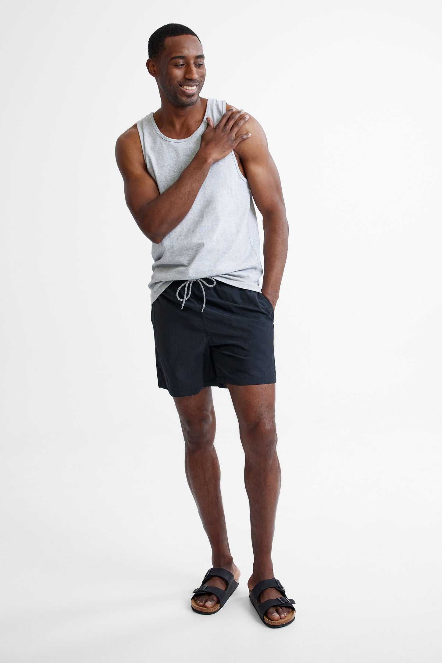 Short maillot de bain - Homme && NOIR